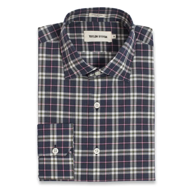 The Hyde in Navy Washed Poplin sold by Taylor Stitch