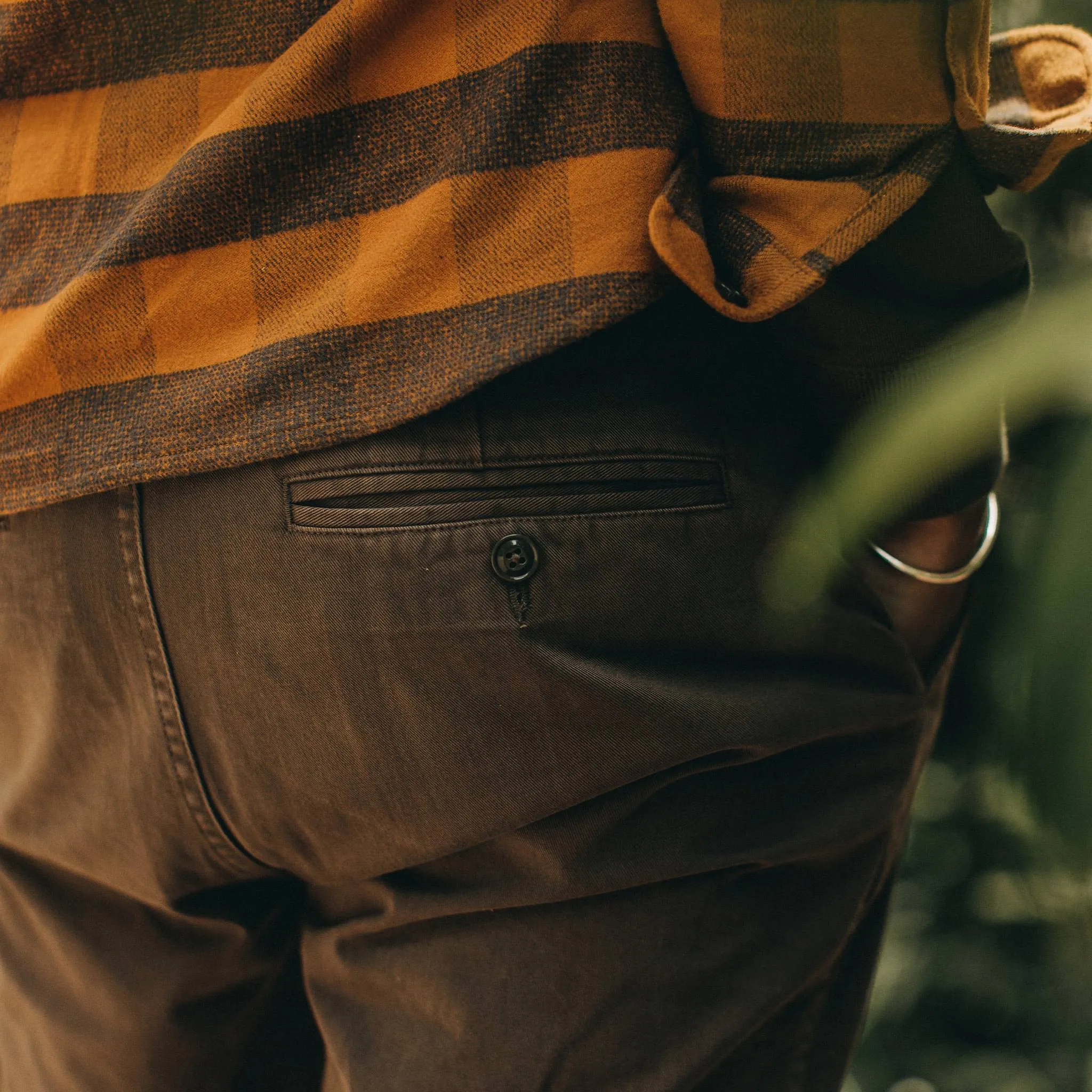 The Democratic Foundation Pant in Organic Espresso sold by Taylor Stitch product image thumbnail 4
