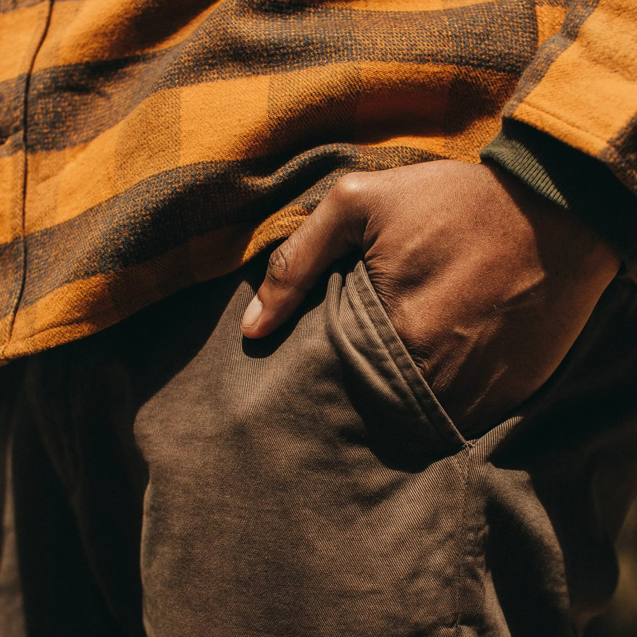 The Democratic Foundation Pant in Organic Espresso sold by Taylor Stitch product image thumbnail 3