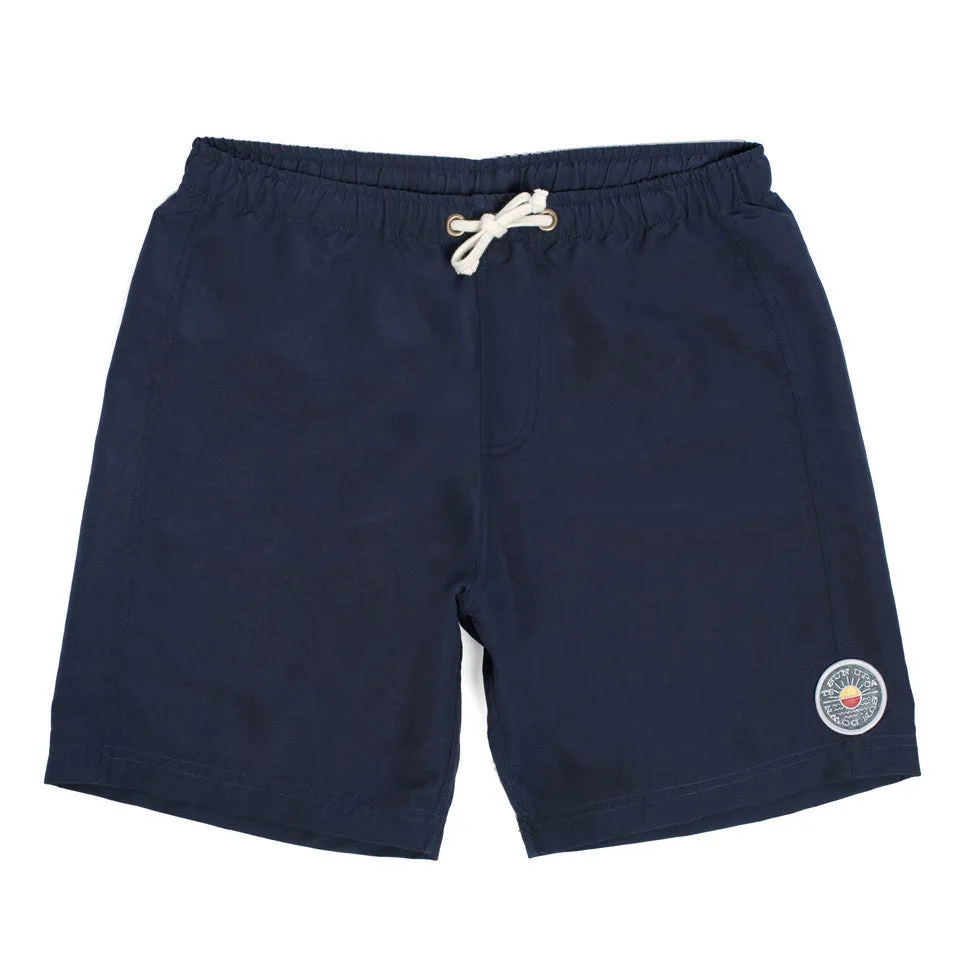Navy Sun Up Swim Trunk sold by Taylor Stitch