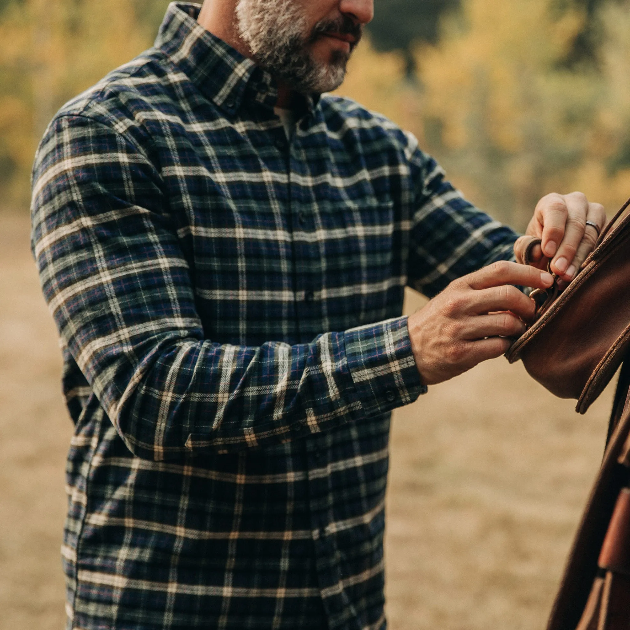 The Jack in Brushed Green Plaid sold by Taylor Stitch product image thumbnail 3