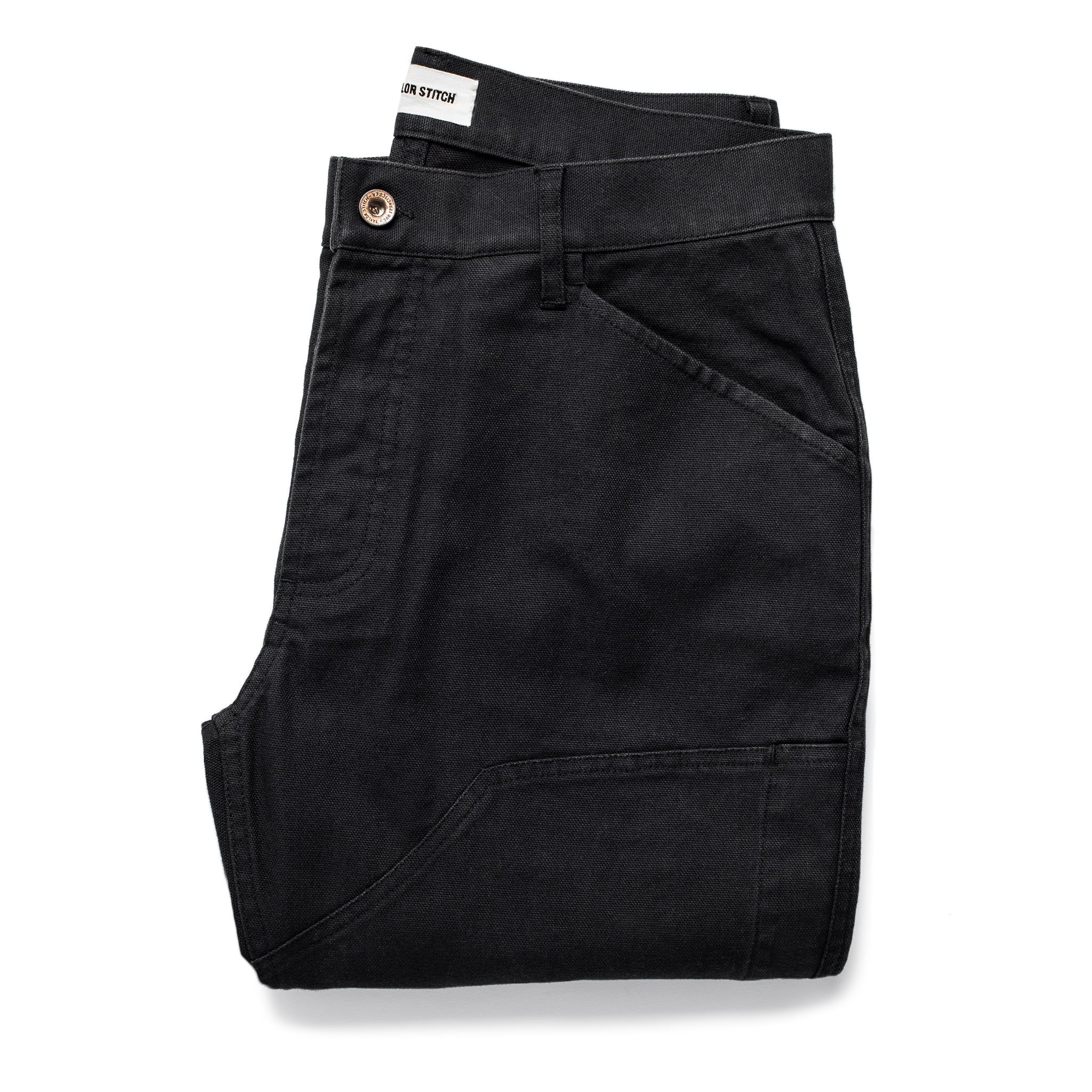 The Chore Pant in Washed Coal sold by Taylor Stitch