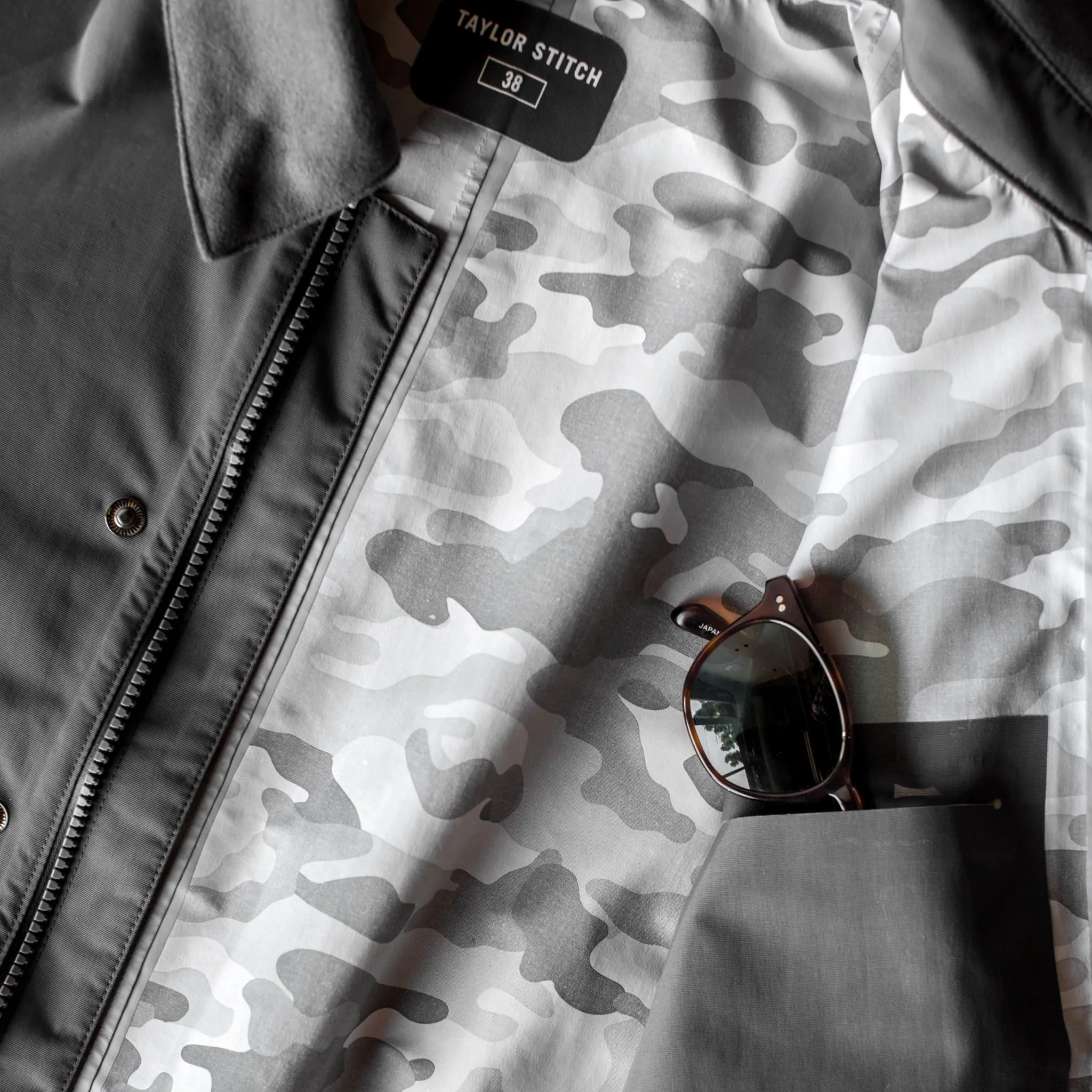 The Primrose Jacket in Charcoal sold by Taylor Stitch product image thumbnail 4