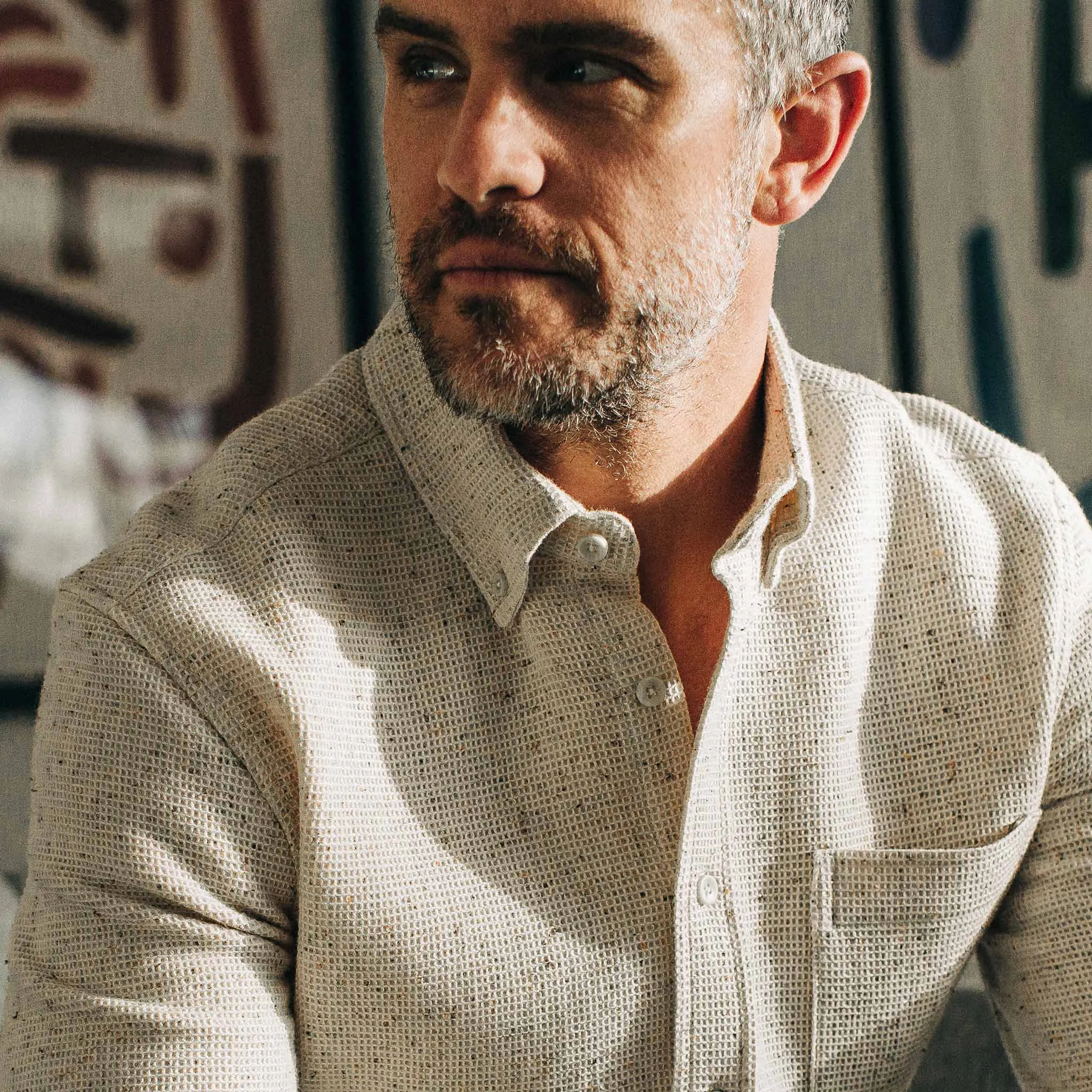 The Jack in Natural Waffle sold by Taylor Stitch product image thumbnail 4