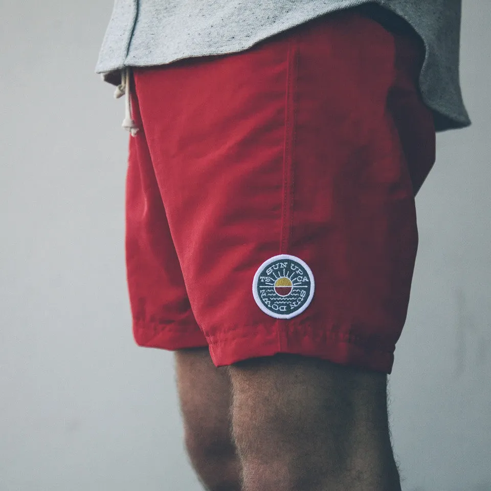 Red Sun Up Swim Trunk sold by Taylor Stitch product image thumbnail 4