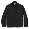 The Project Jacket in Black Water Repellent Canvas sold by Taylor Stitch