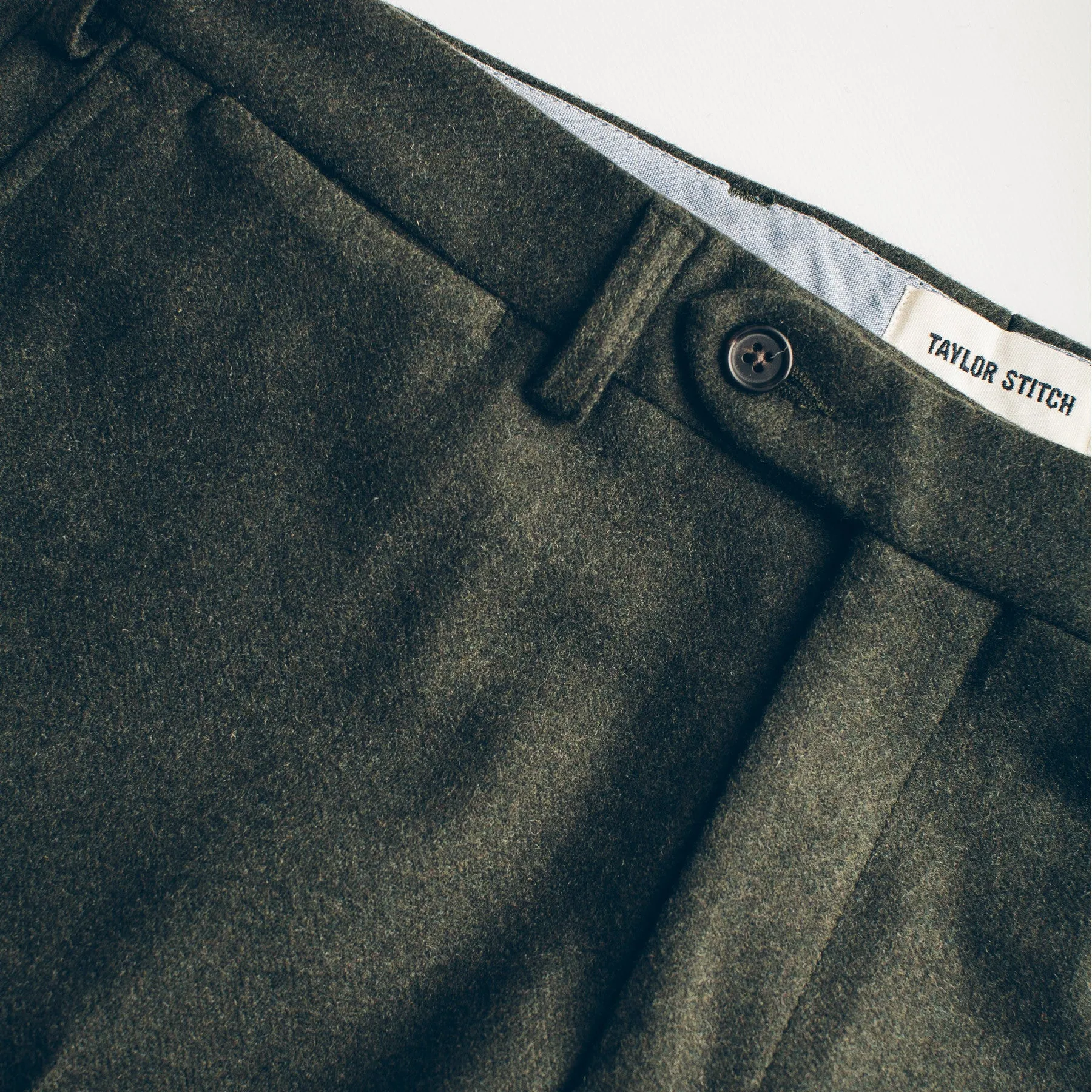The Telegraph Trouser in Olive Wool sold by Taylor Stitch product image thumbnail 3