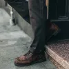 The Democratic Foundation Pant in Organic Coal sold by Taylor Stitch