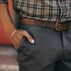 The Democratic Foundation Pant in Organic Coal sold by Taylor Stitch