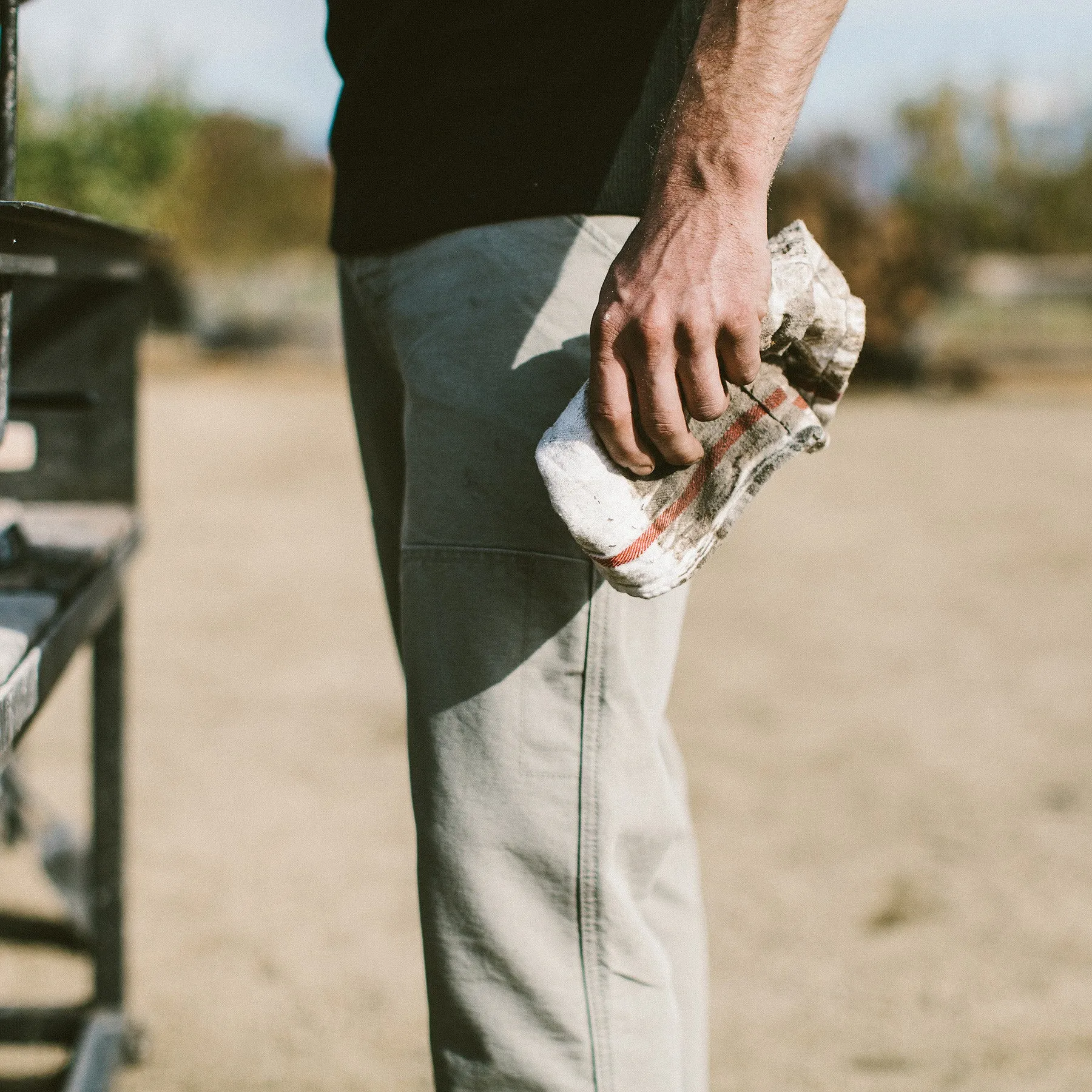 The Chore Pant in Washed Ash sold by Taylor Stitch product image thumbnail 3