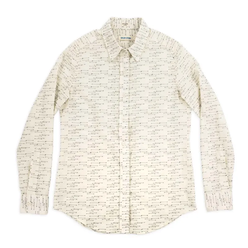 The Katherine in Natural and Indigo Jacquard sold by Taylor Stitch