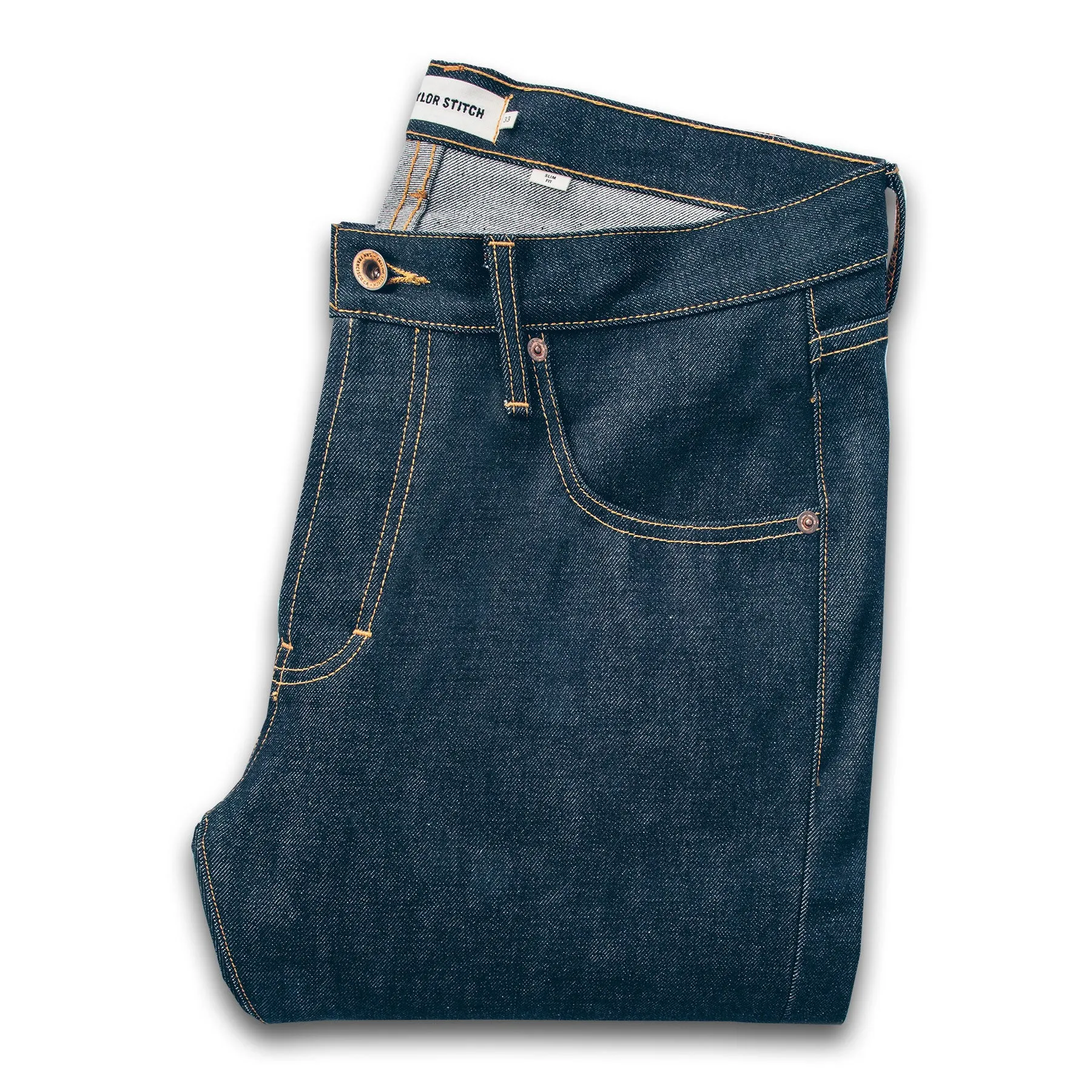 The Slim Jean in Kaihara Mills Selvage sold by Taylor Stitch product image thumbnail 3