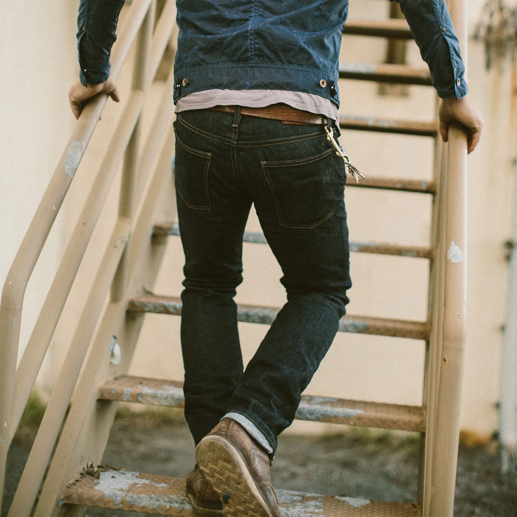The Slim Jean in Kaihara Mills Selvage sold by Taylor Stitch product image thumbnail 2