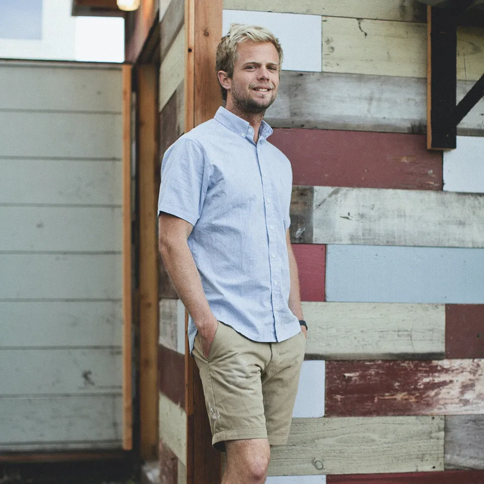 The Short Sleeve Jack in Light Blue sold by Taylor Stitch product image thumbnail 4