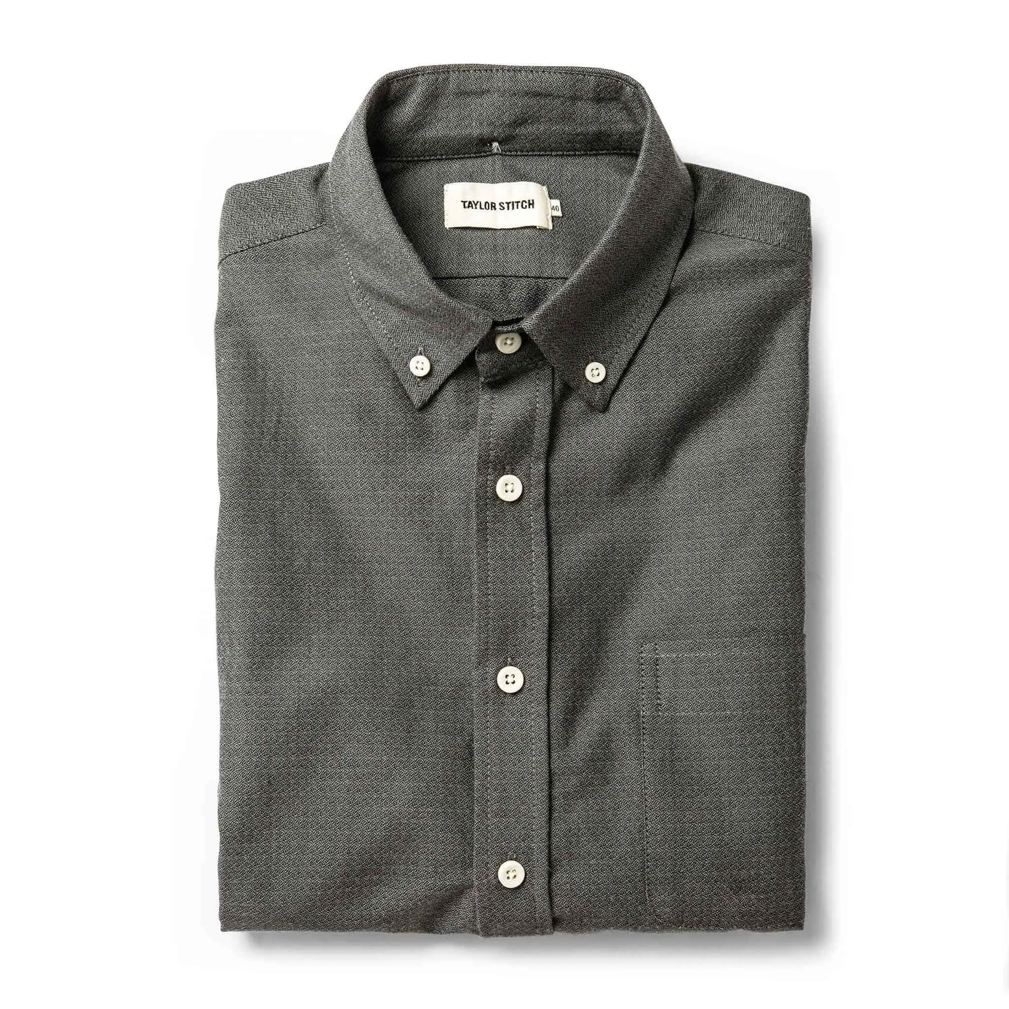 The Jack in Charcoal Crepe sold by Taylor Stitch