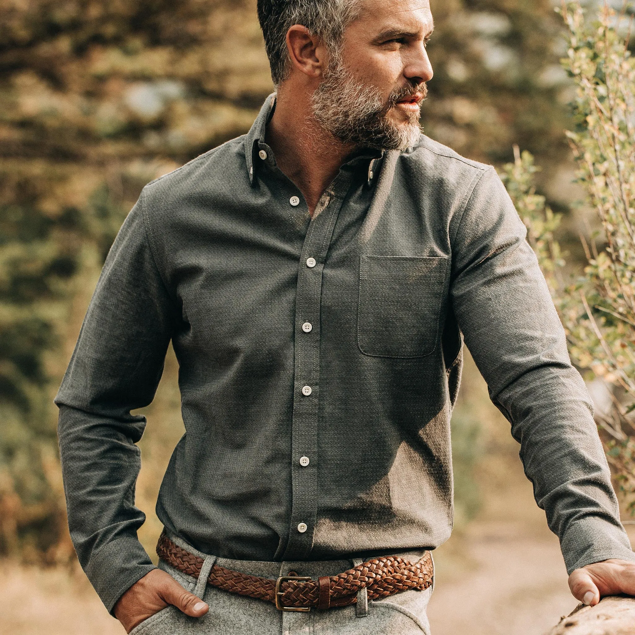 The Jack in Charcoal Crepe sold by Taylor Stitch product image thumbnail 2