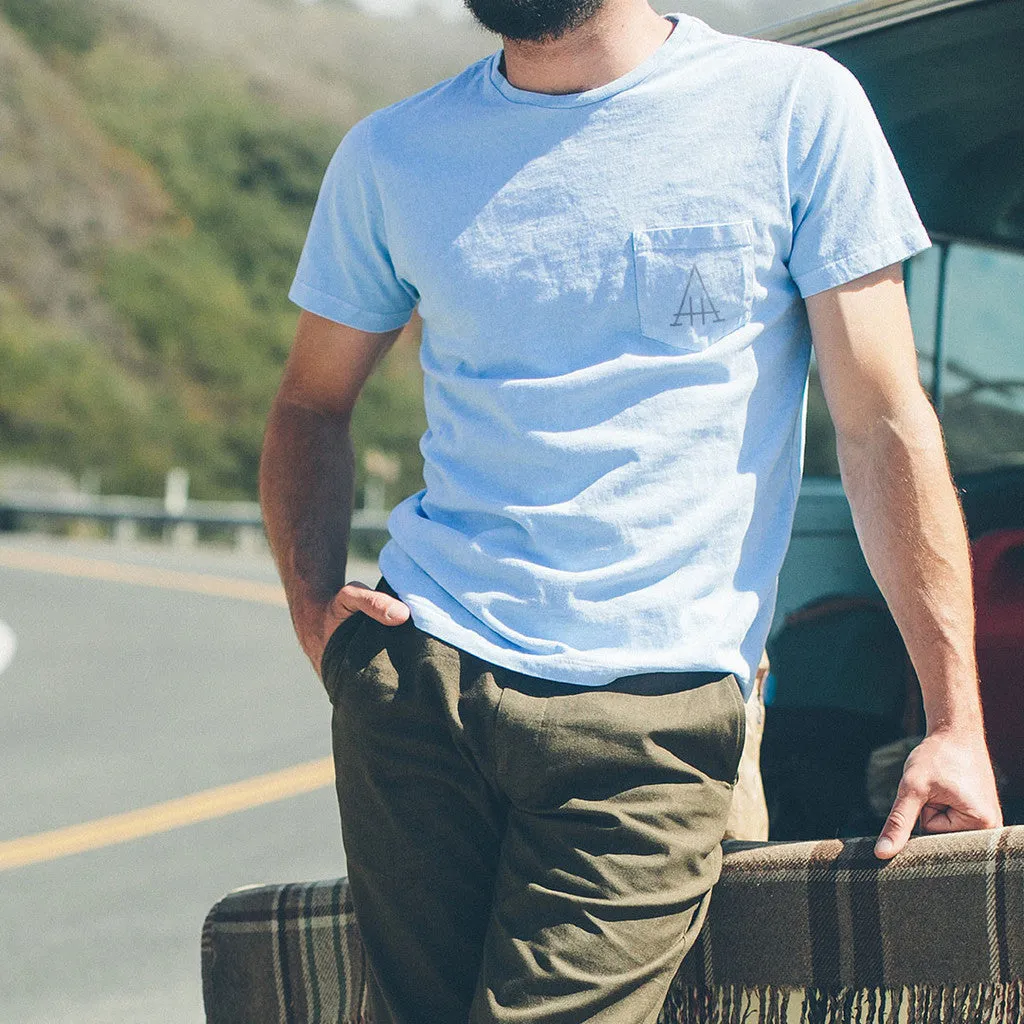 The Highway Tee in Dusty Blue sold by Taylor Stitch product image thumbnail 4