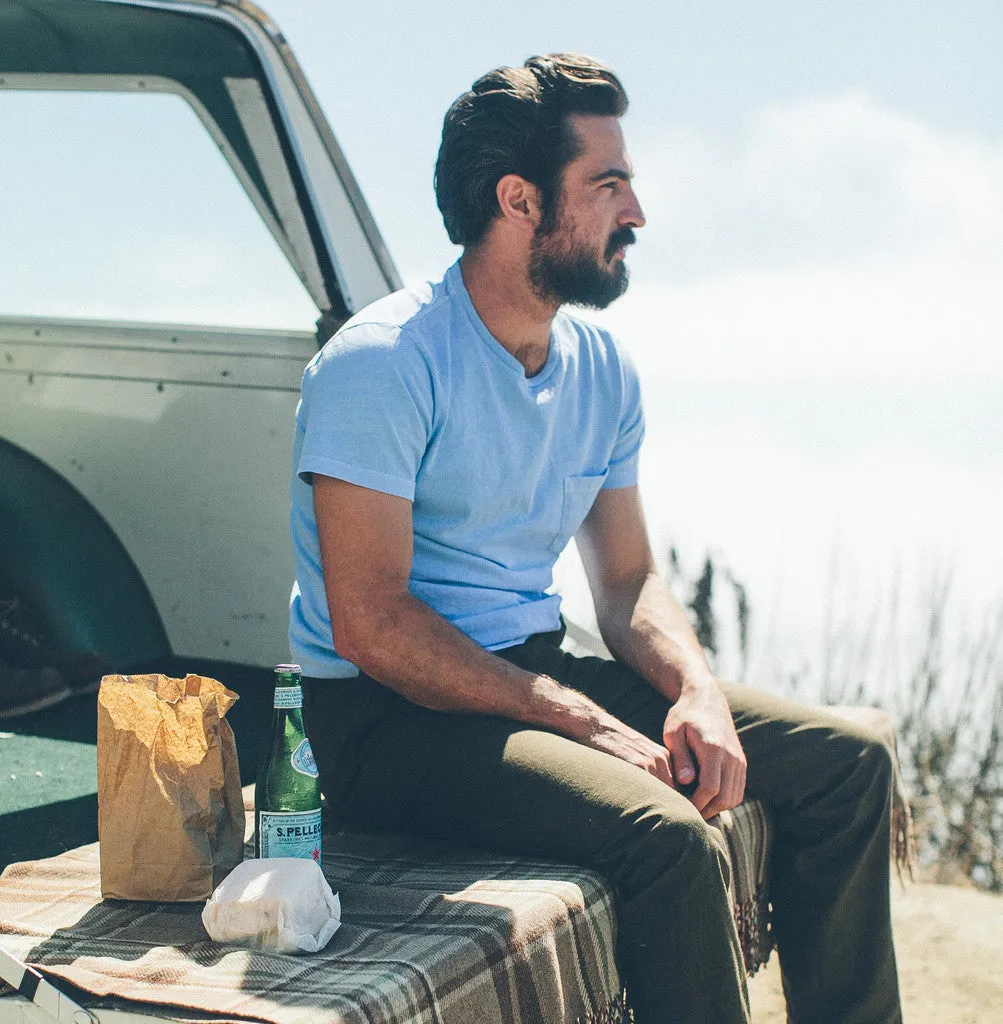The Highway Tee in Dusty Blue sold by Taylor Stitch product image thumbnail 5