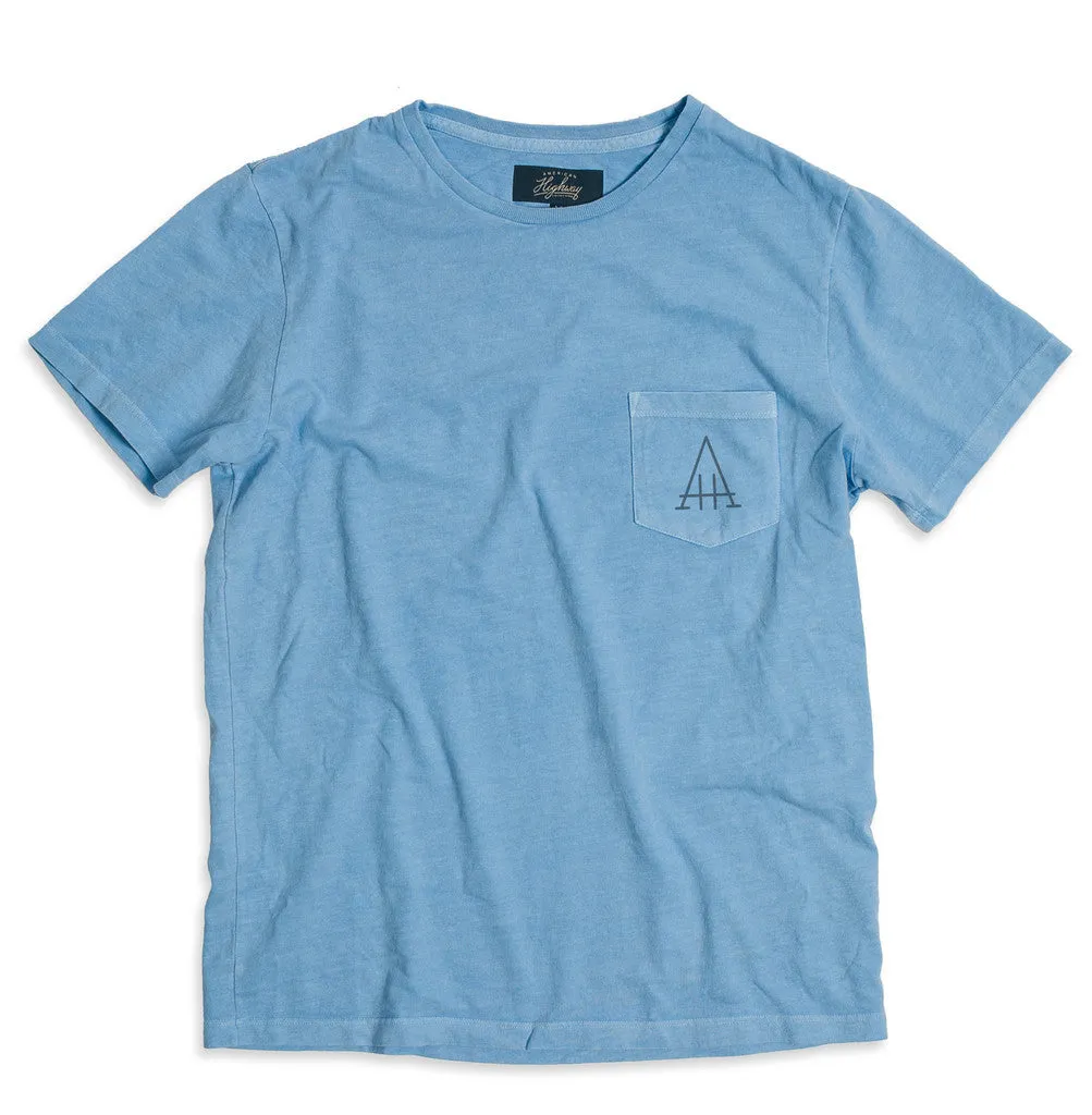 The Highway Tee in Dusty Blue sold by Taylor Stitch product image thumbnail 2