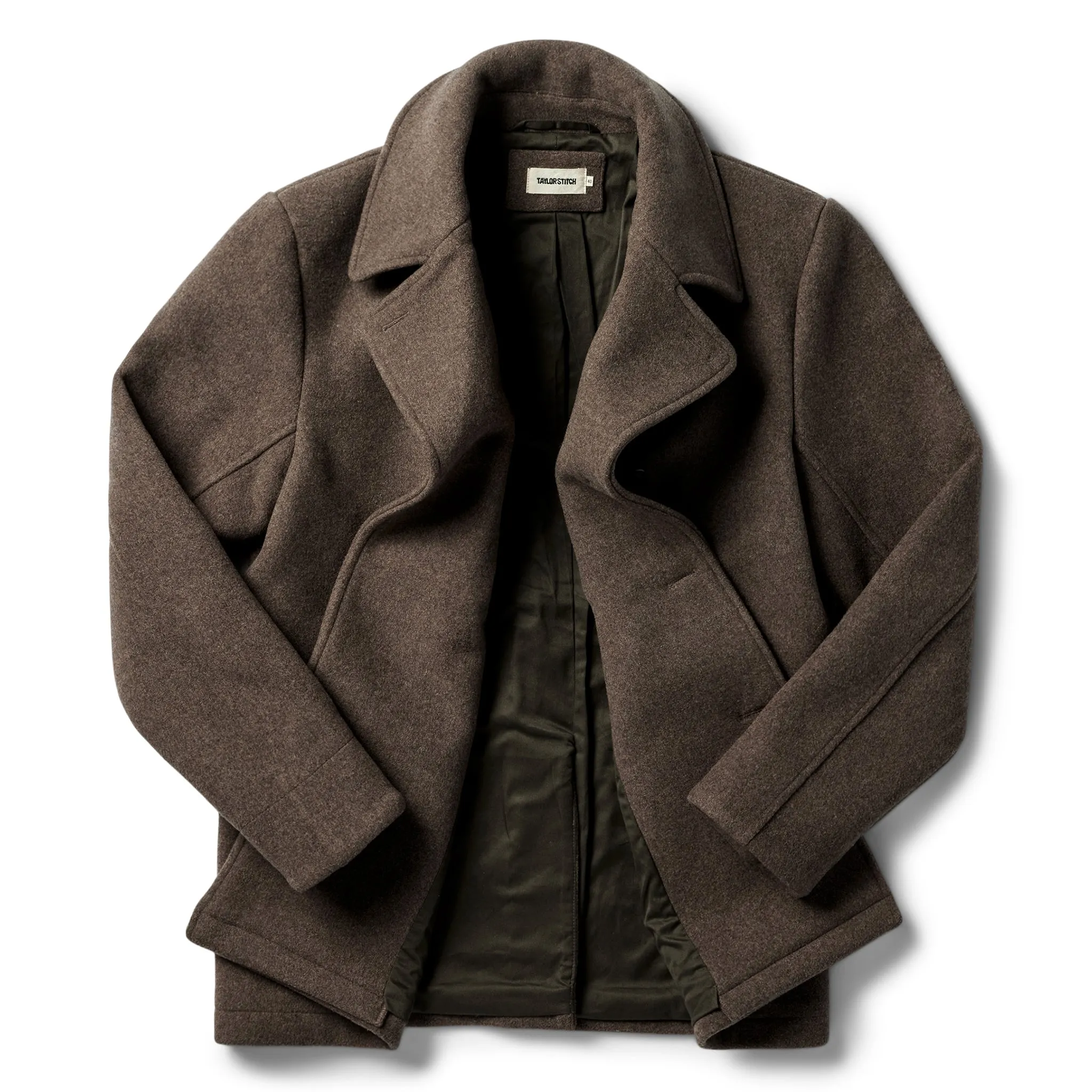 The Mariner Coat in Sable Melton Wool sold by Taylor Stitch product image thumbnail 5