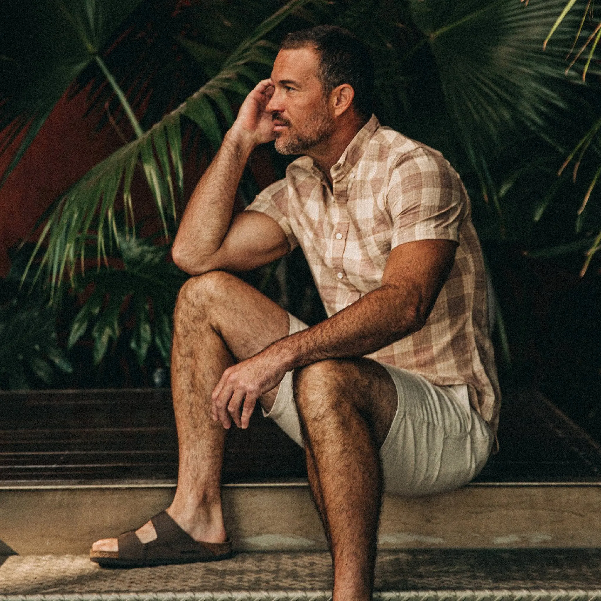 The Short Sleeve Jack in Red Madras sold by Taylor Stitch product image thumbnail 4