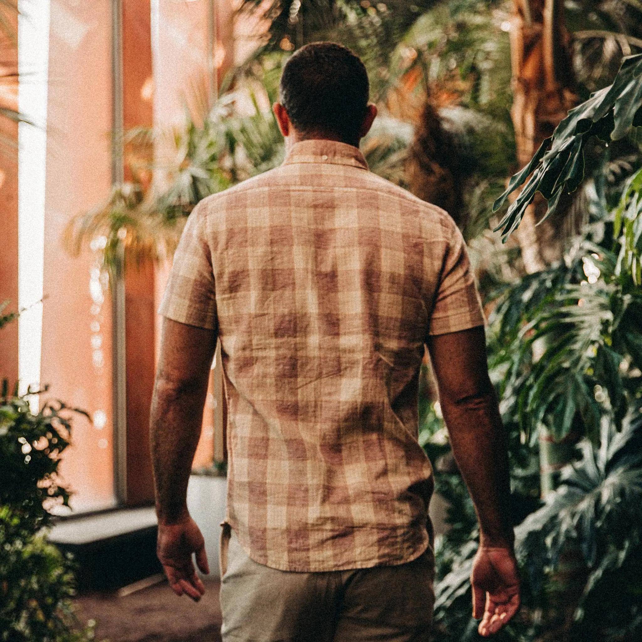 The Short Sleeve Jack in Red Madras sold by Taylor Stitch product image thumbnail 5
