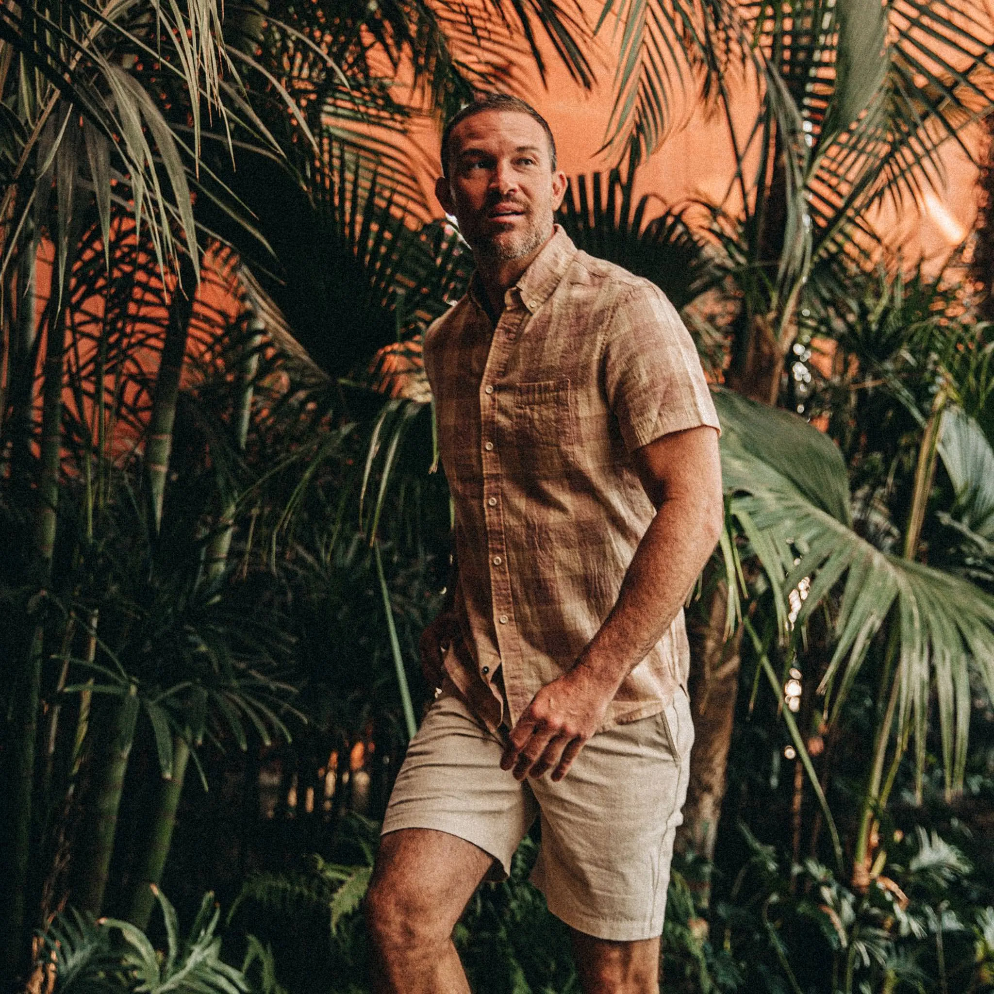 The Short Sleeve Jack in Red Madras sold by Taylor Stitch product image thumbnail 2