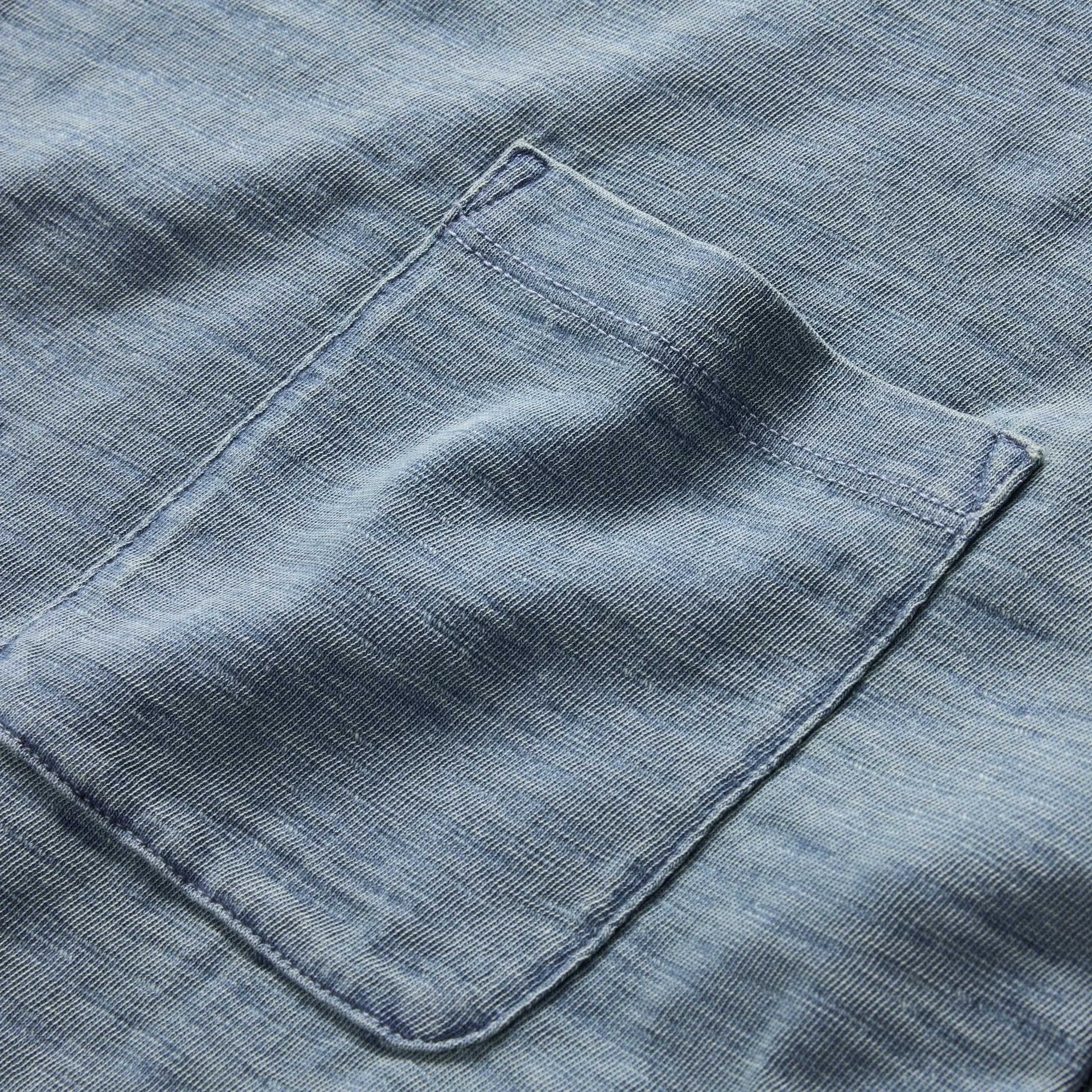 The Organic Cotton Tee in Washed Indigo sold by Taylor Stitch product image thumbnail 5
