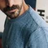 The Organic Cotton Tee in Washed Indigo sold by Taylor Stitch