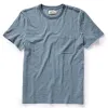 The Organic Cotton Tee in Washed Indigo sold by Taylor Stitch
