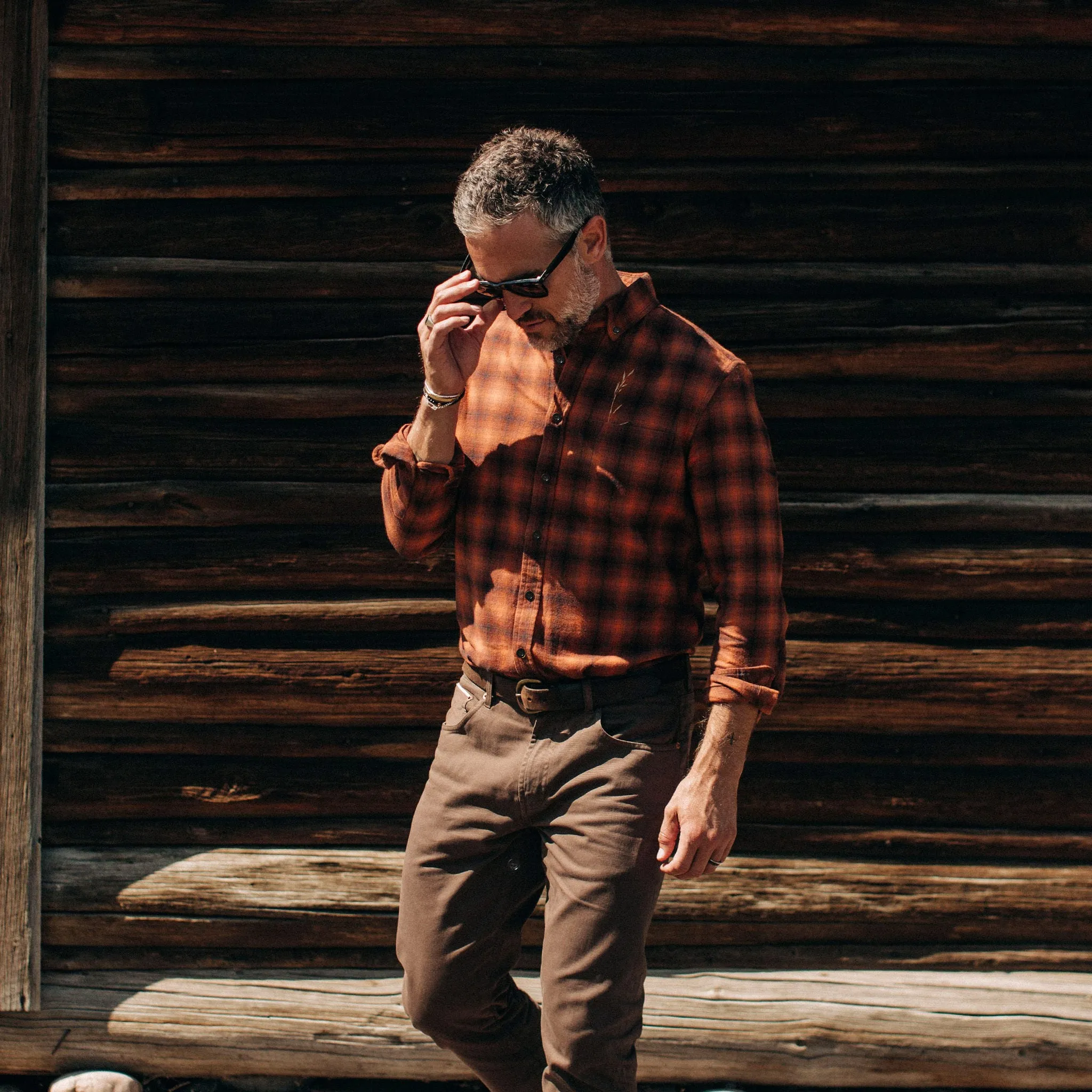 The Jack in Rust Plaid sold by Taylor Stitch product image thumbnail 2