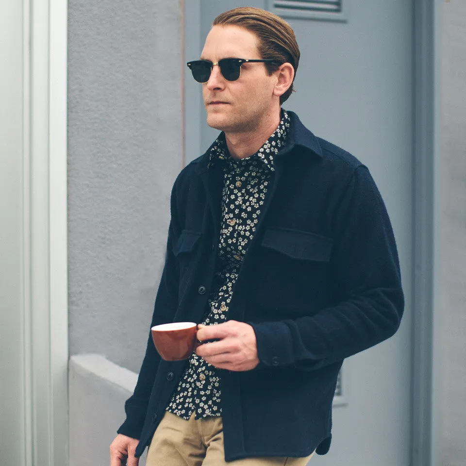 The California in Indigo Cherry Blossom sold by Taylor Stitch product image thumbnail 5