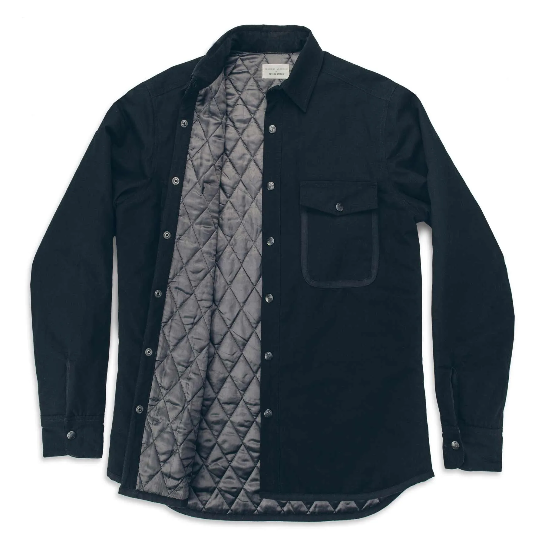 The Chore Jacket in Black Ripstop Canvas sold by Taylor Stitch product image thumbnail 4