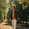 The Ojai Jacket in Espresso Hemp sold by Taylor Stitch