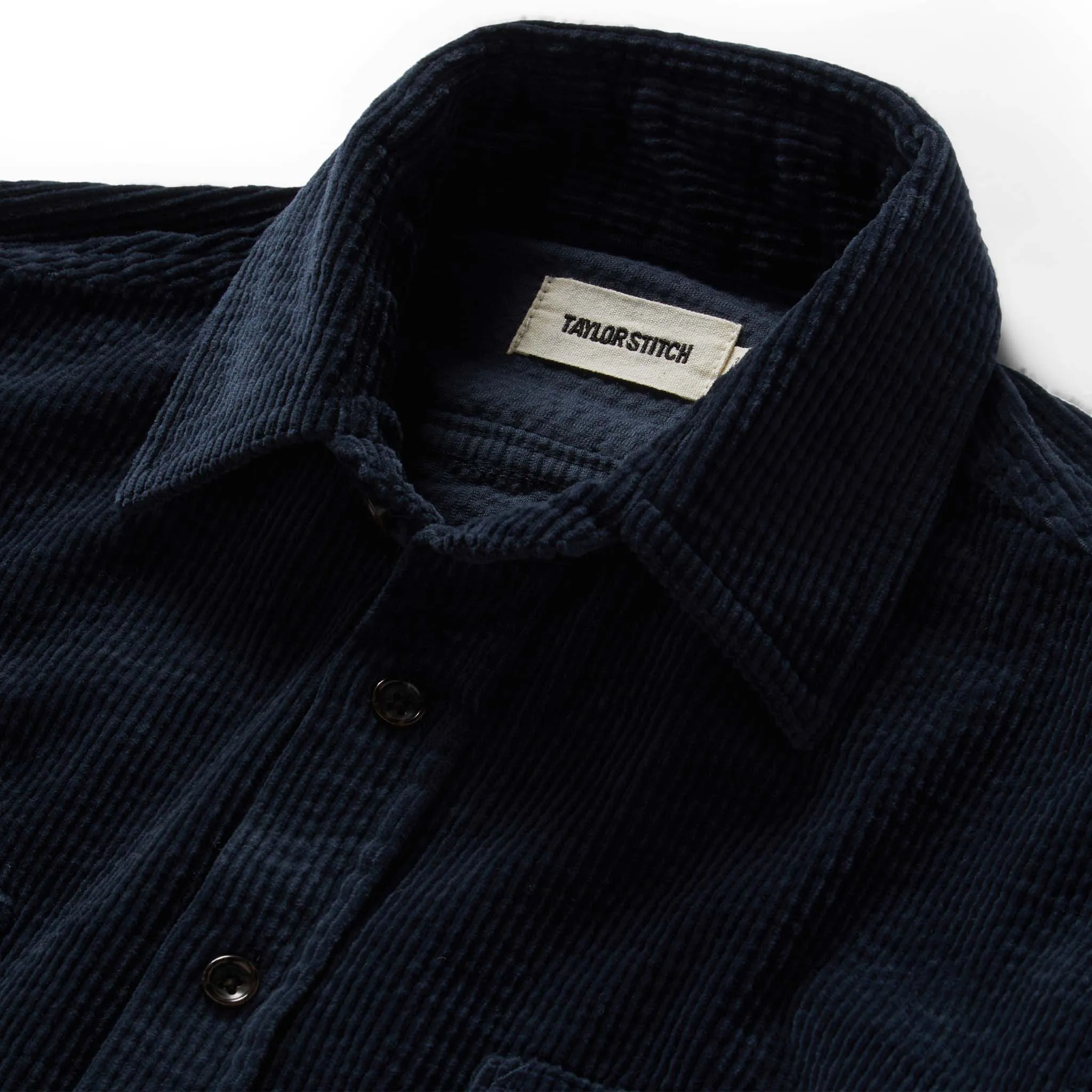 The Utility Shirt in Dark Navy Crepe Cord sold by Taylor Stitch product image thumbnail 5