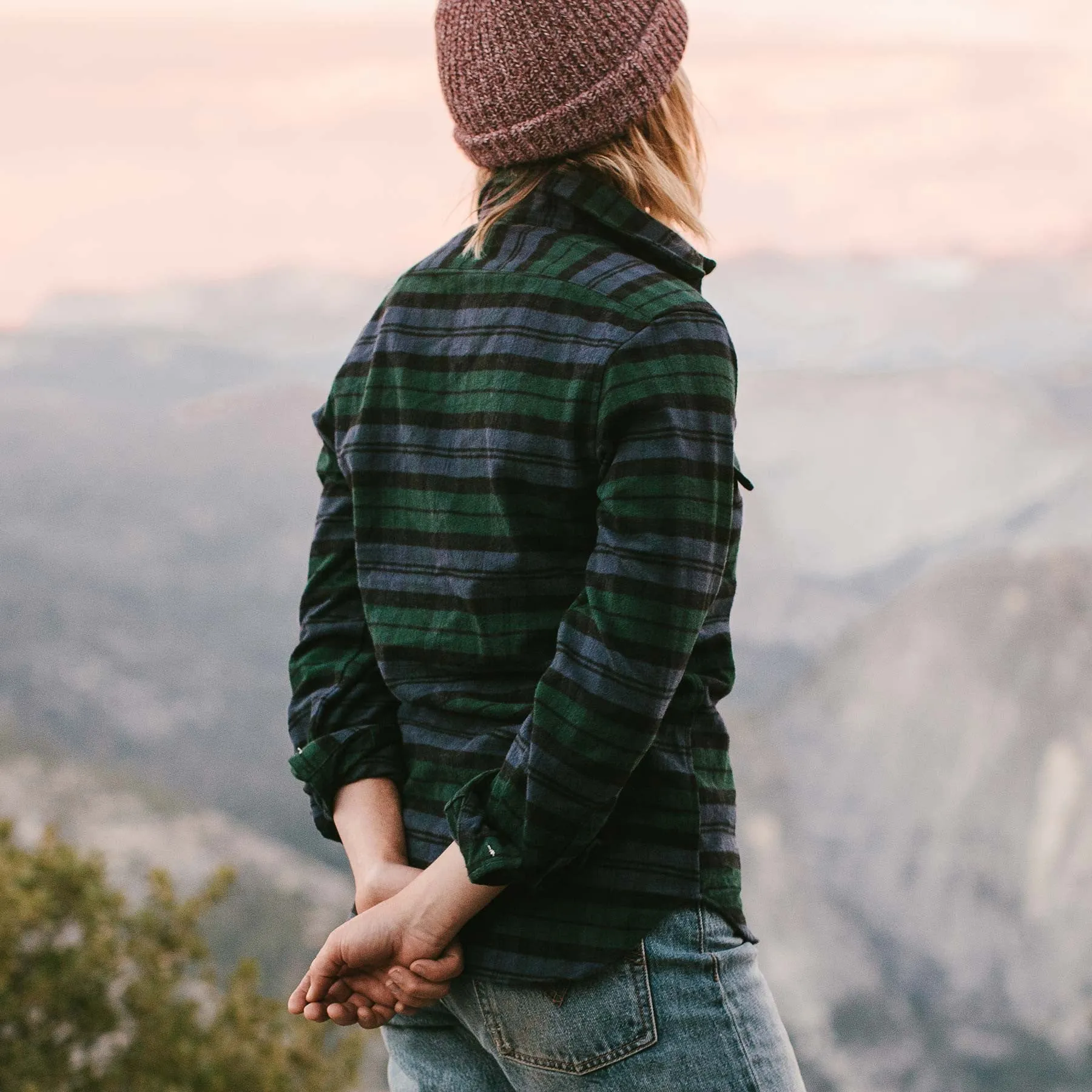 The Sierra Shirt in Blackwatch Plaid sold by Taylor Stitch product image thumbnail 2