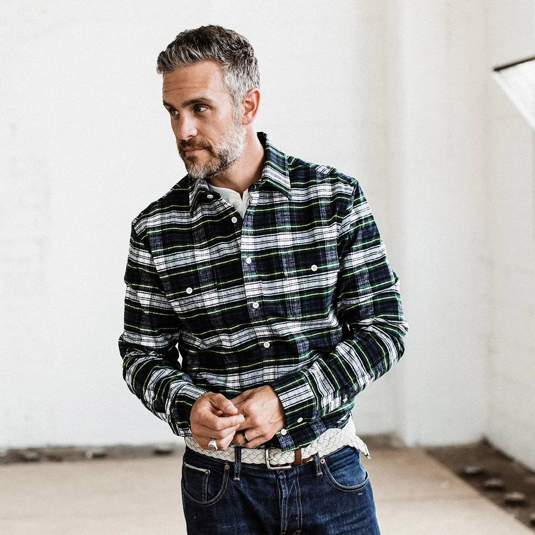 The Yosemite Shirt in Blue Tartan sold by Taylor Stitch product image thumbnail 3