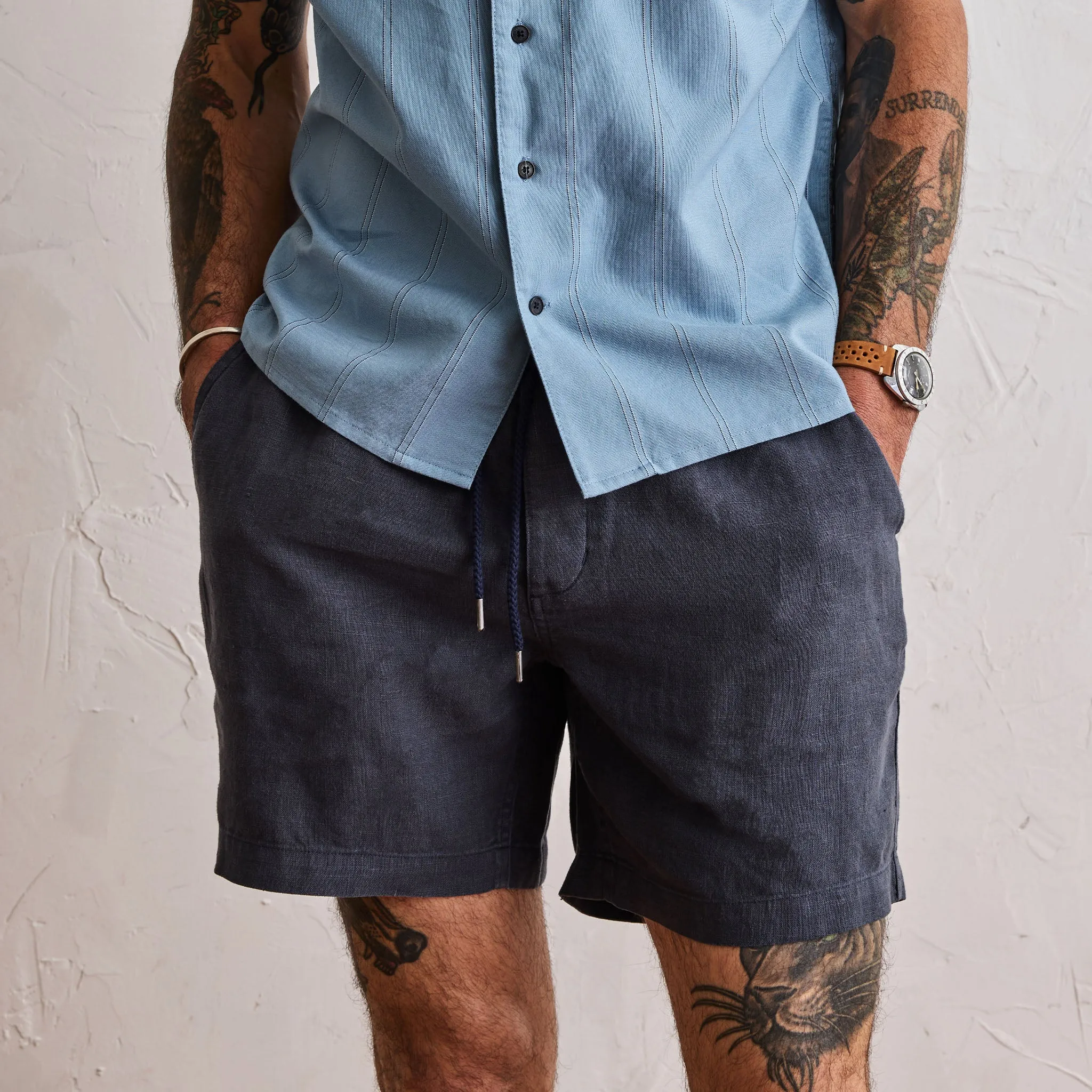 The Apres Short in Marine Hemp sold by Taylor Stitch product image thumbnail 2