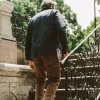 The Chore Jacket in Navy Dry Wax Canvas sold by Taylor Stitch