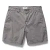 The Foundation Short in Organic Steeple Grey sold by Taylor Stitch