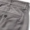 The Foundation Short in Organic Steeple Grey sold by Taylor Stitch