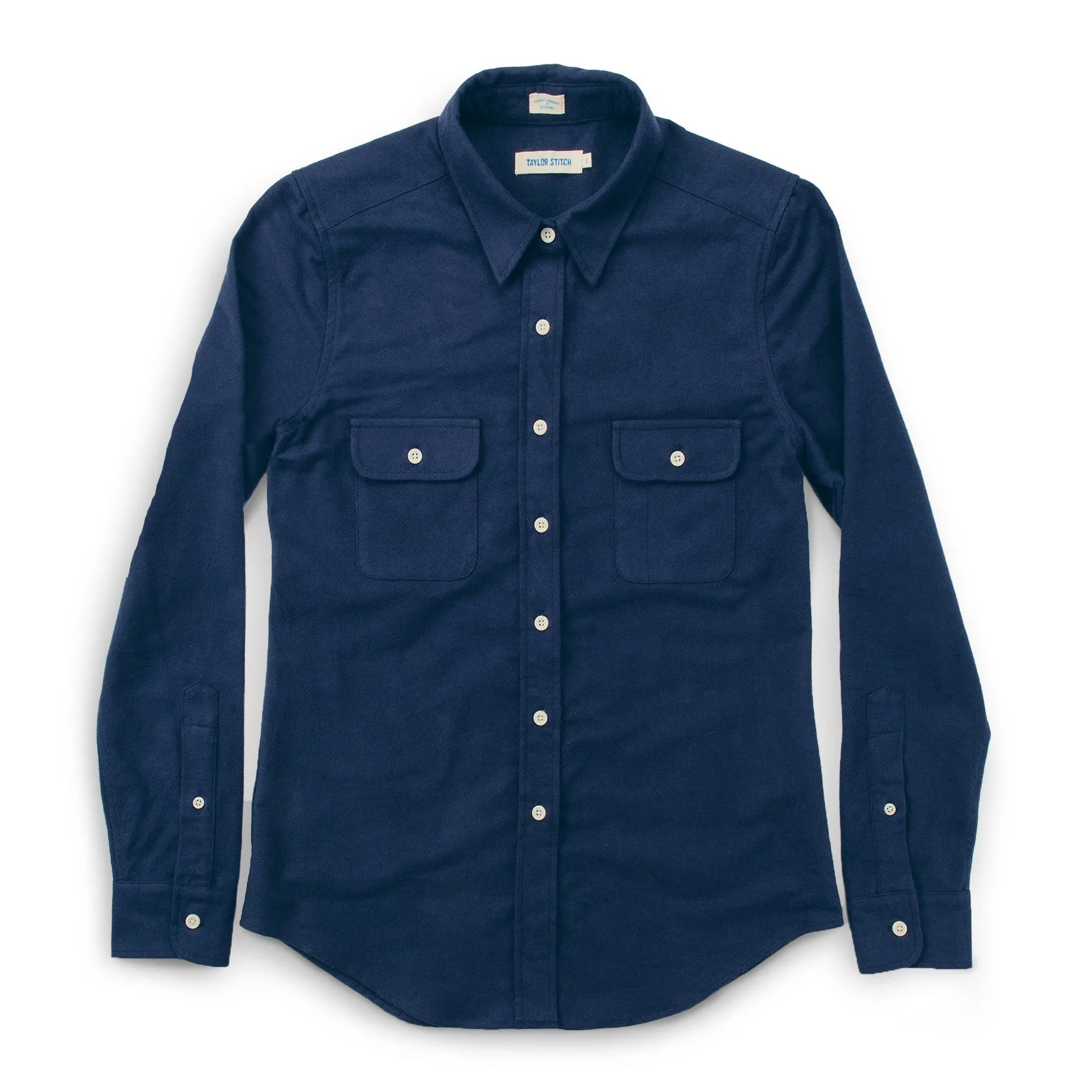 The Sierra Shirt in Navy sold by Taylor Stitch
