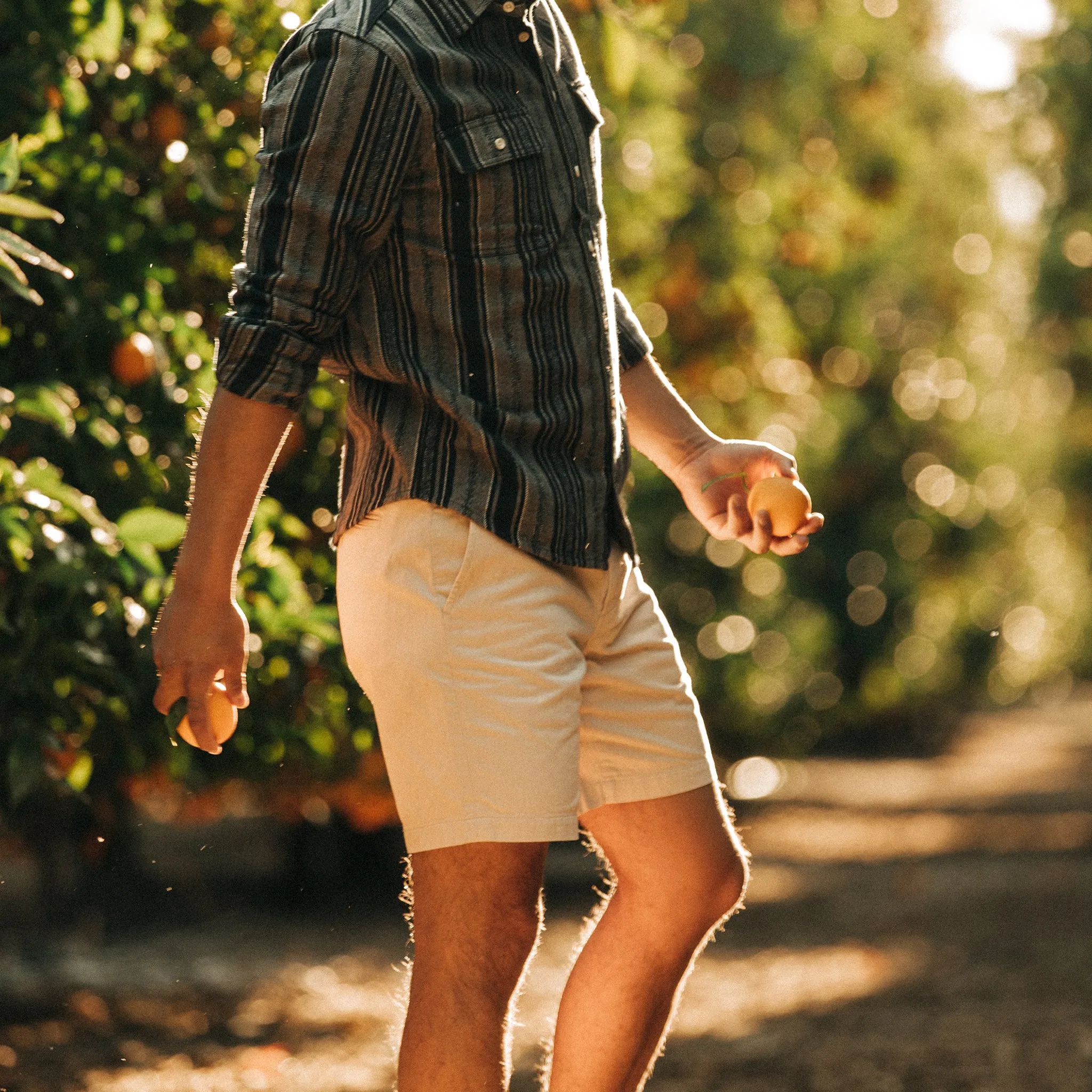 The Foundation Short in Natural Twill sold by Taylor Stitch product image thumbnail 2