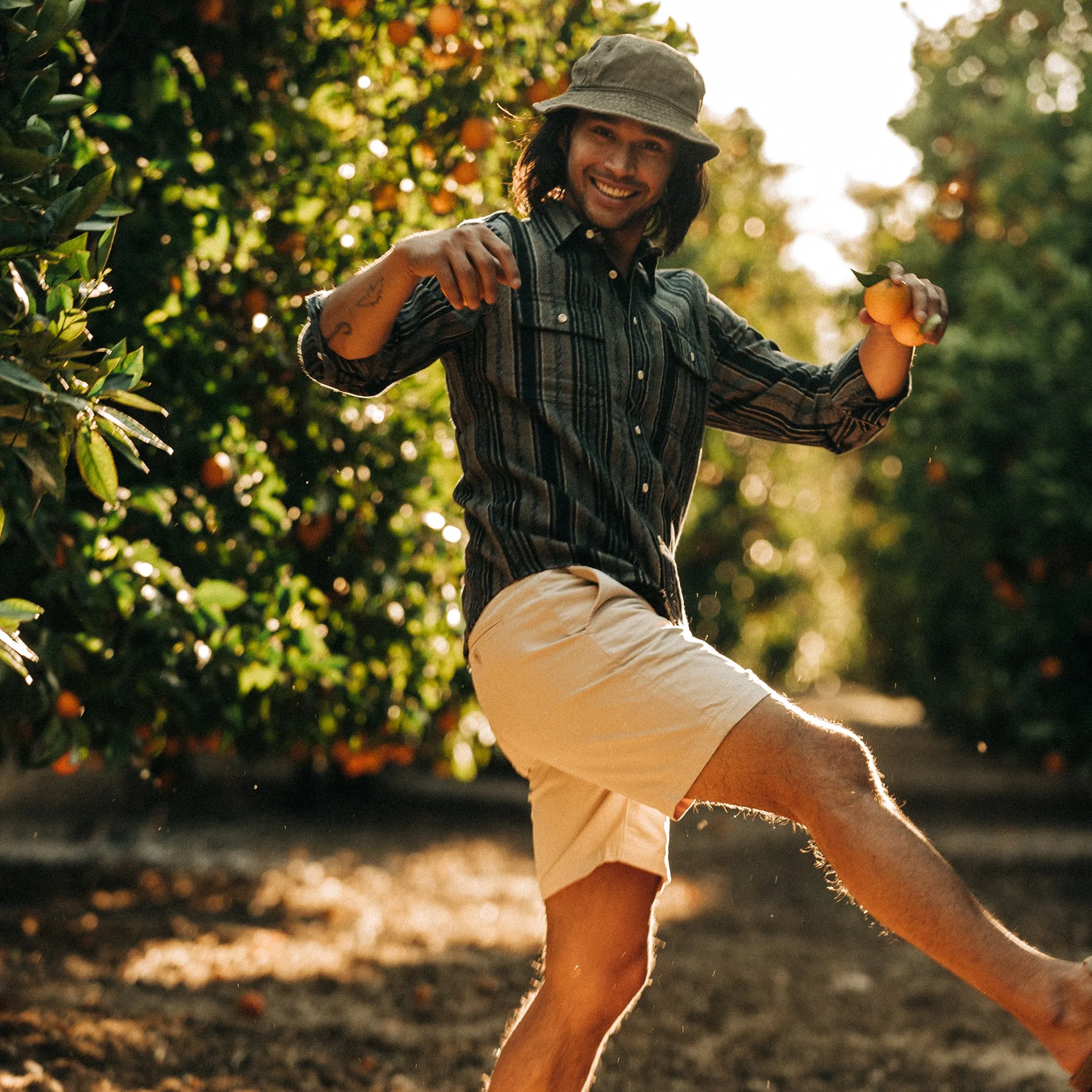 The Foundation Short in Natural Twill sold by Taylor Stitch product image thumbnail 4