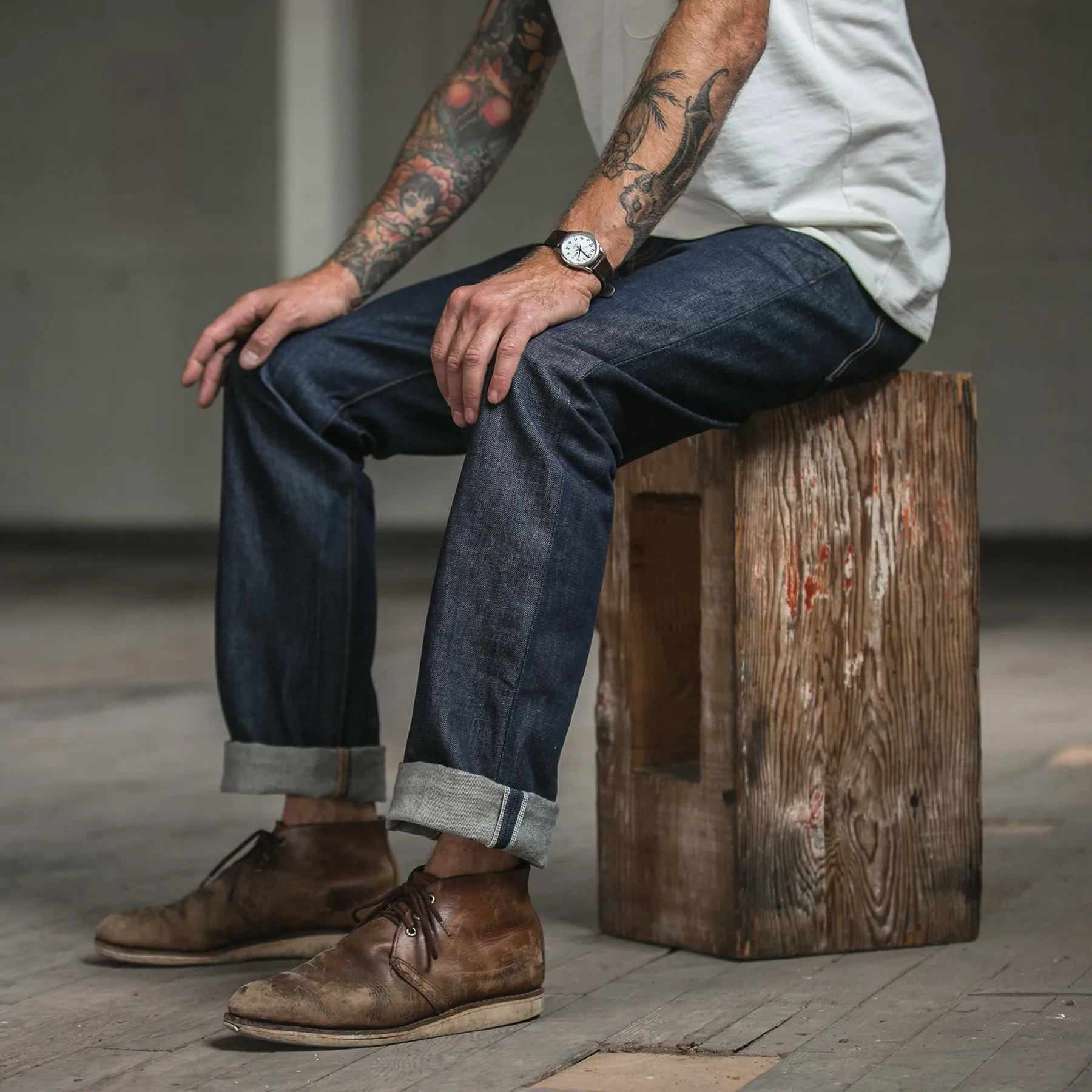 The Democratic Jean in Cone Mills '68 Selvage sold by Taylor Stitch product image thumbnail 3