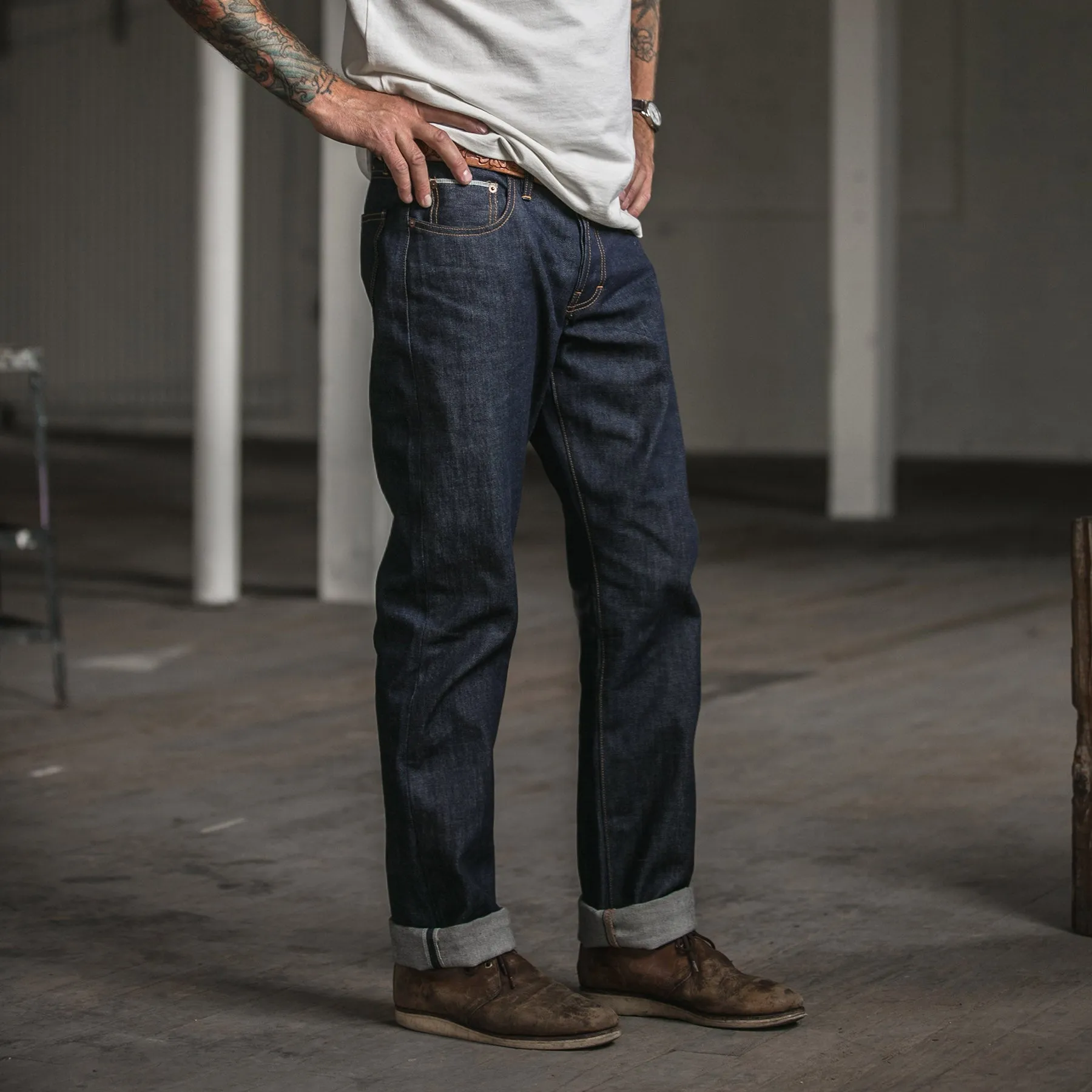 The Democratic Jean in Cone Mills '68 Selvage sold by Taylor Stitch product image thumbnail 4