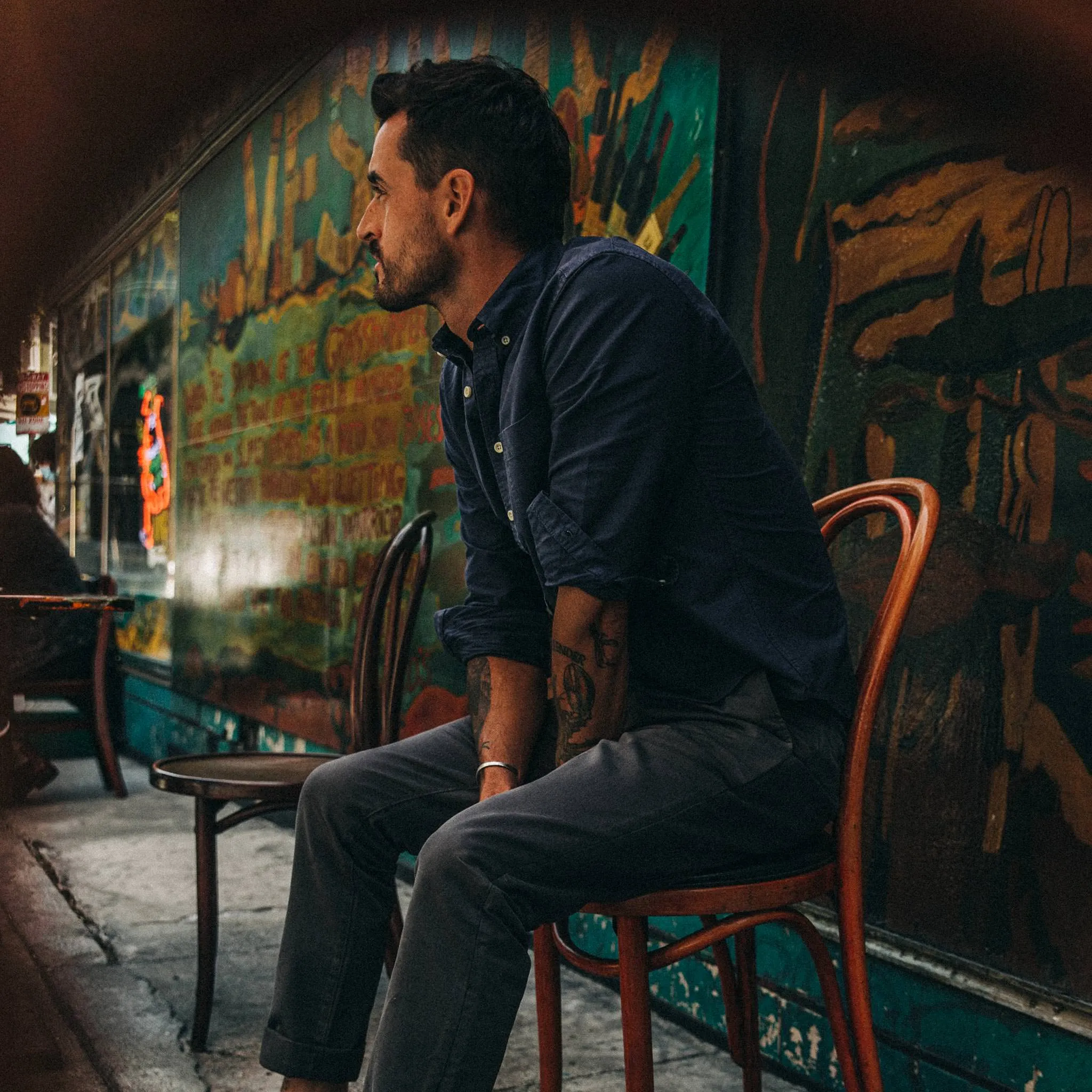 The Jack in Navy Oxford sold by Taylor Stitch product image thumbnail 4