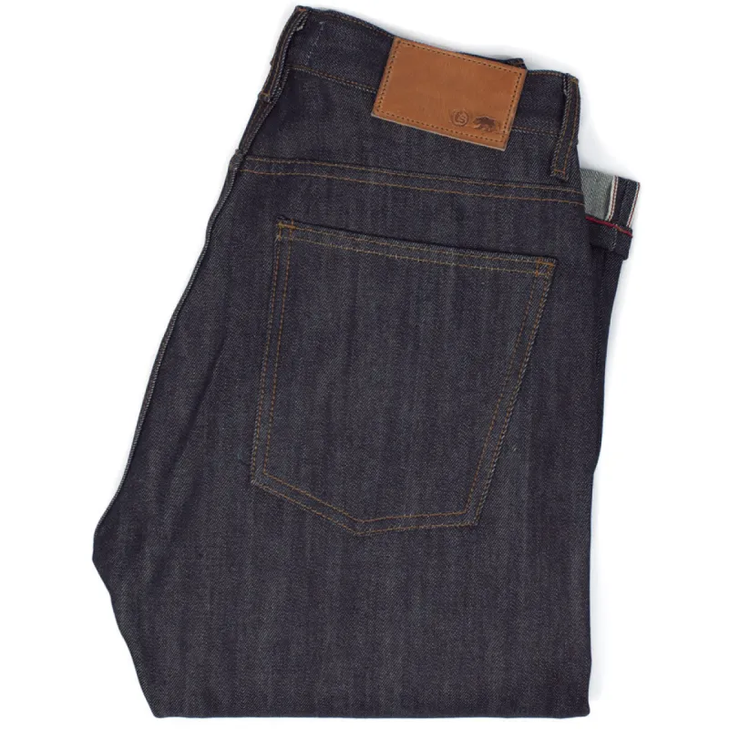 The Slim Jean in Shuttle Loomed Italian Selvage Denim sold by Taylor Stitch