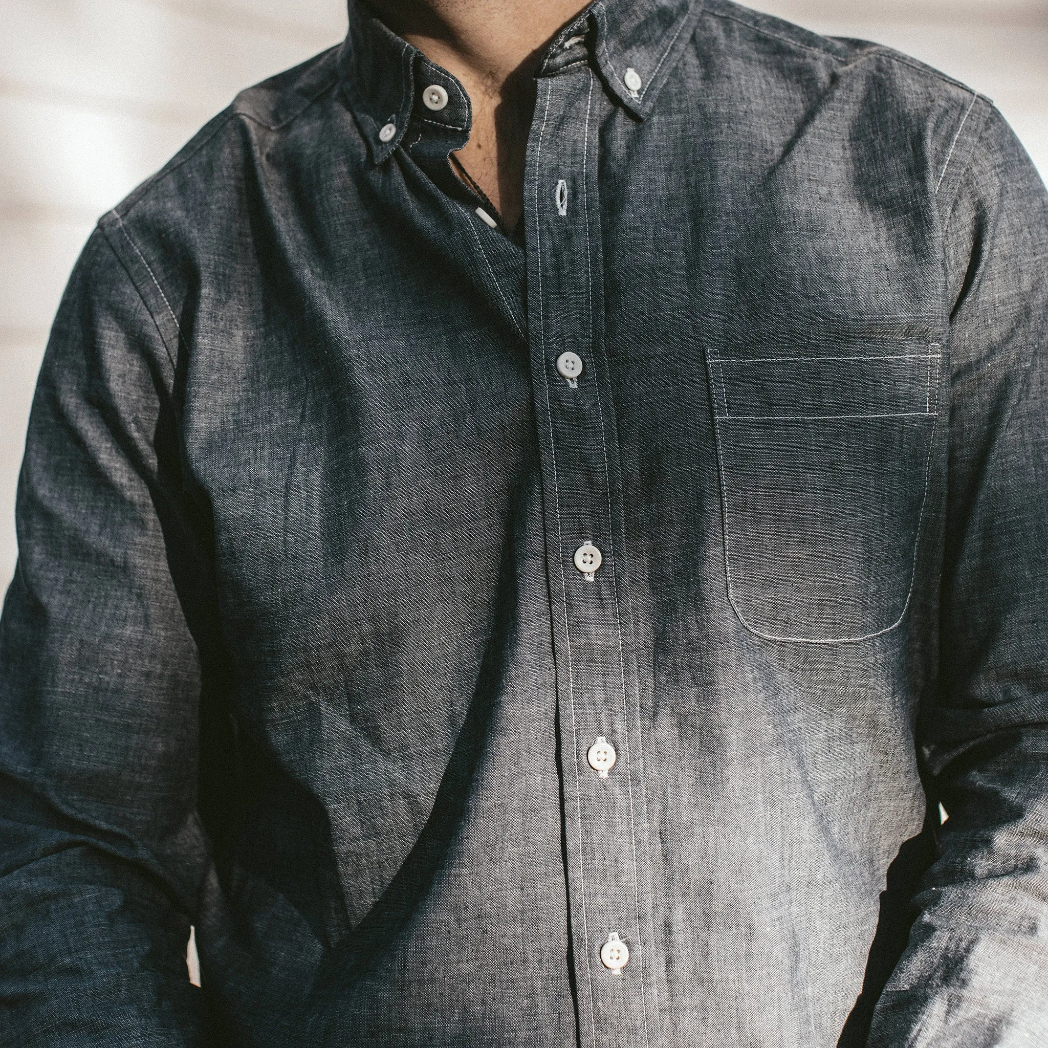 The Jack in Selvage Chambray sold by Taylor Stitch product image thumbnail 5