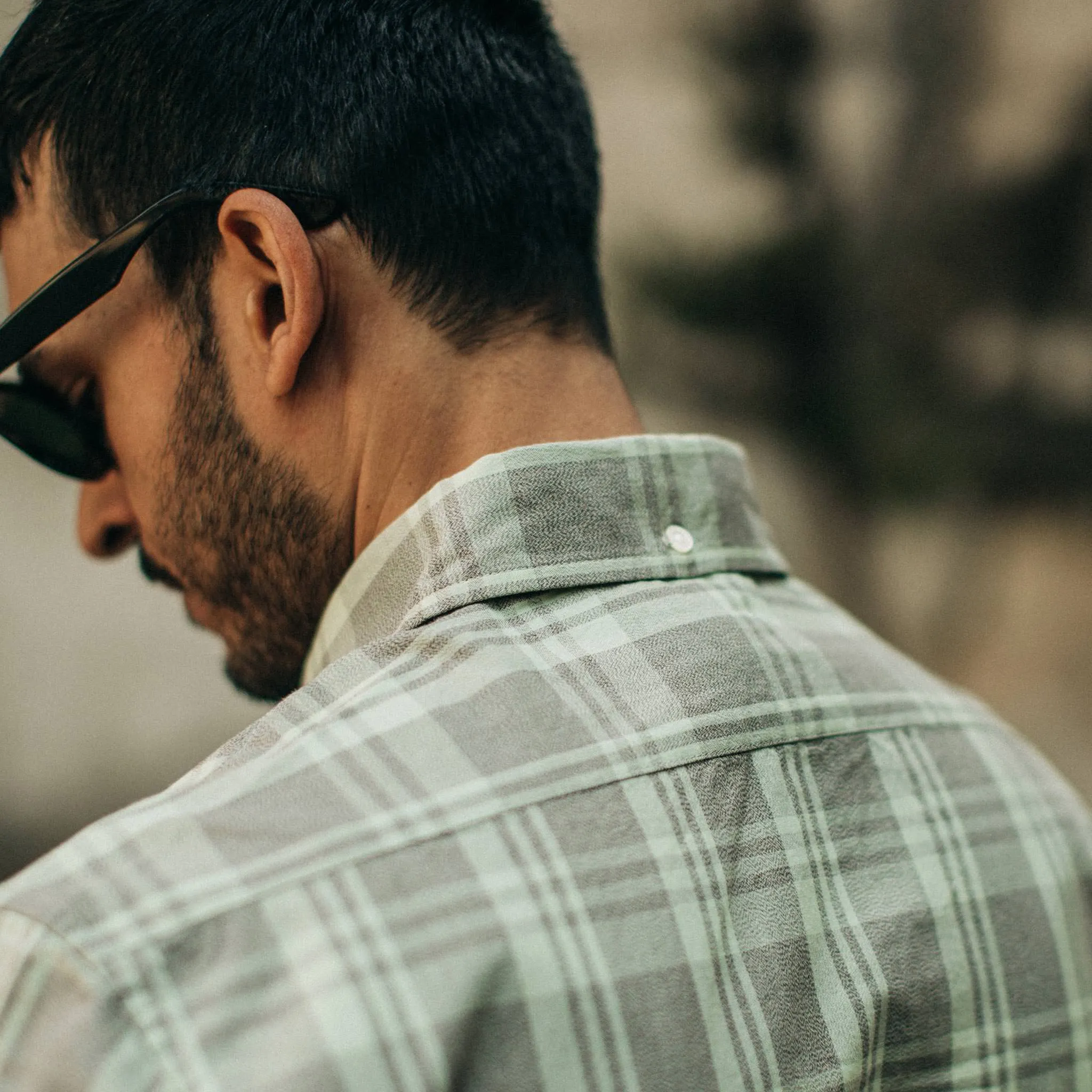 The Jack in Moss Plaid sold by Taylor Stitch product image thumbnail 4